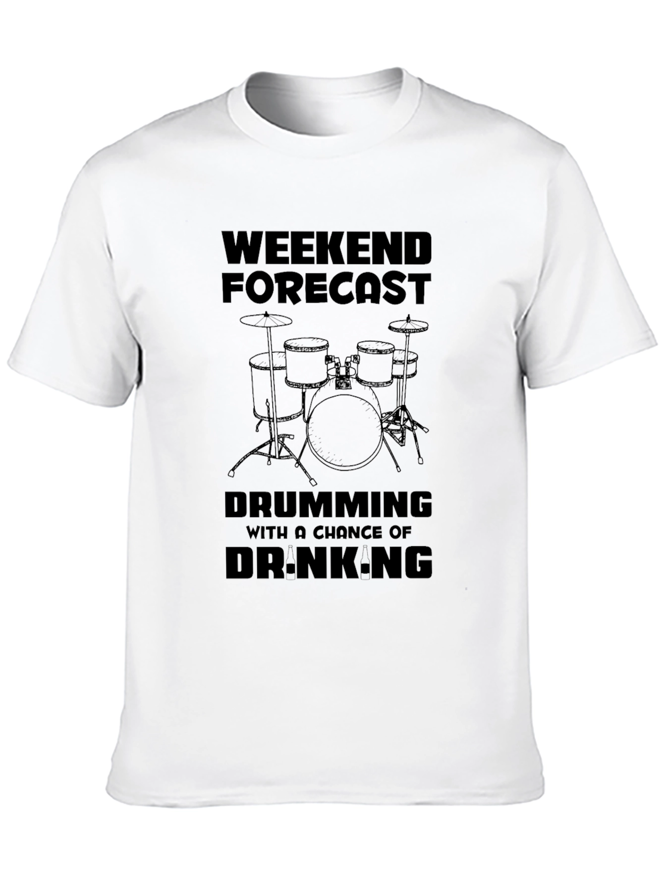 Weekend Forecast Drumming T-Shirt