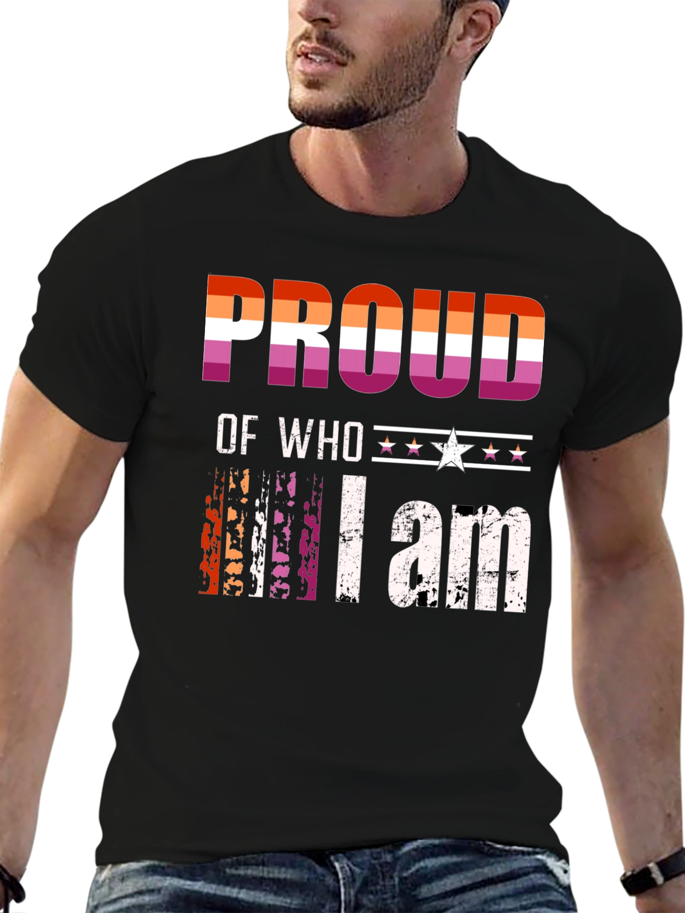Proud Lesbian Pride T-Shirt - LGBTQ+ Apparel