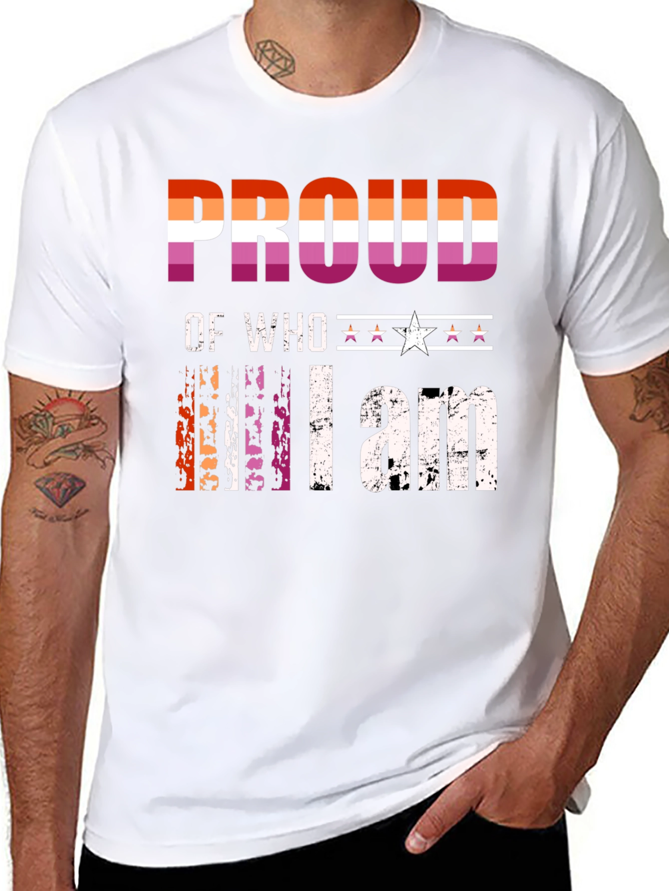 Proud Lesbian Pride T-Shirt - LGBTQ+ Apparel