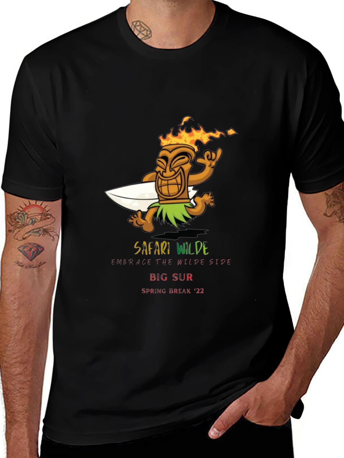 Safari Wilde Tiki Surf T-Shirt