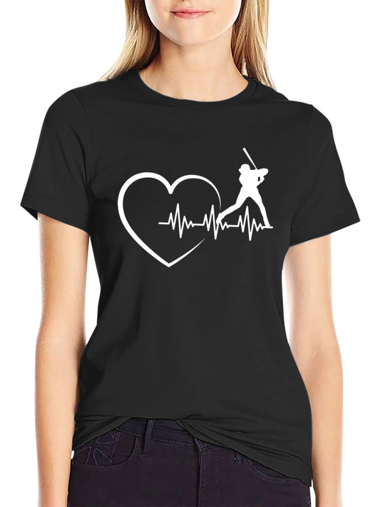 Baseball Heartbeat T-Shirt