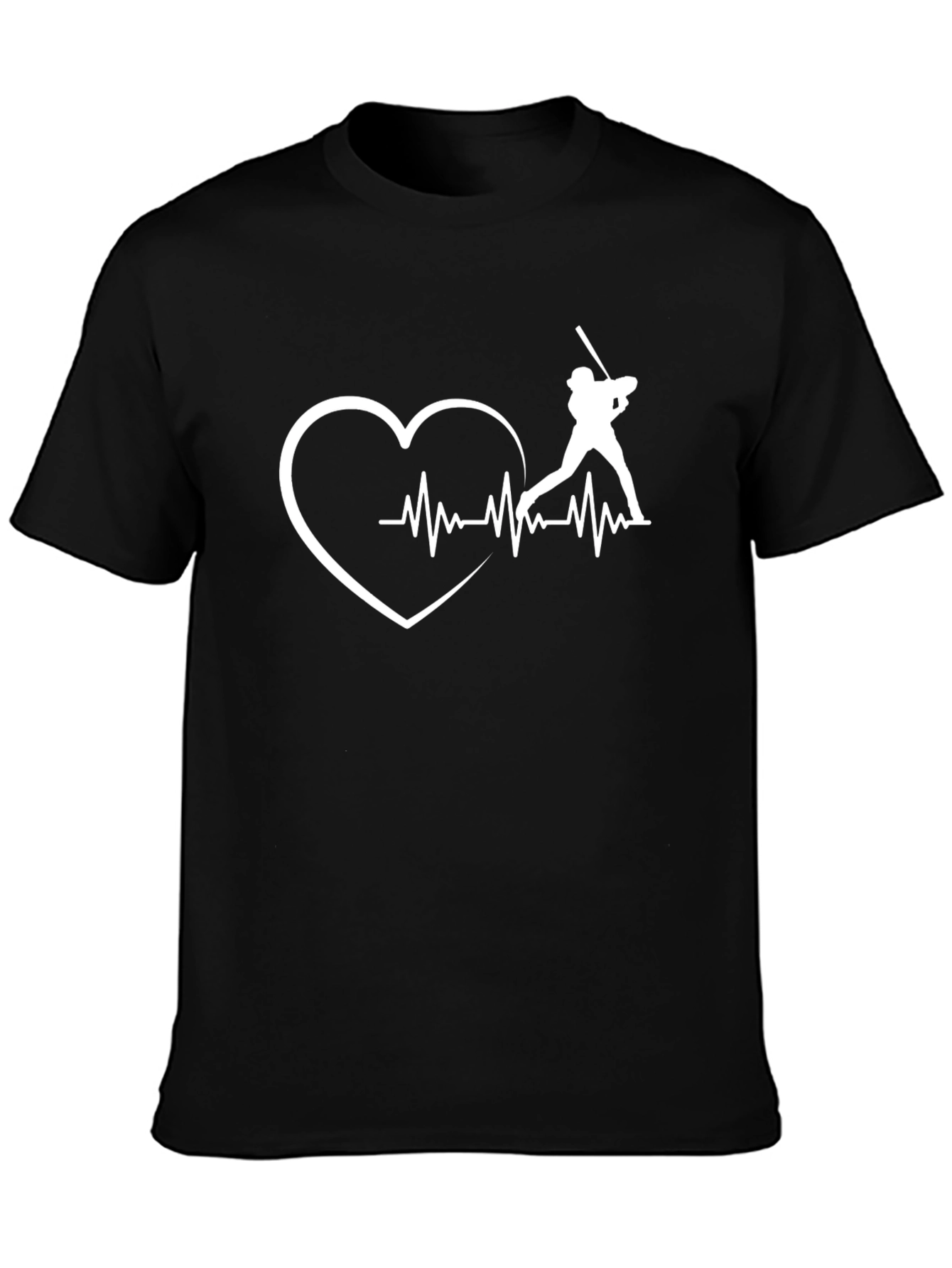 Baseball Heartbeat T-Shirt