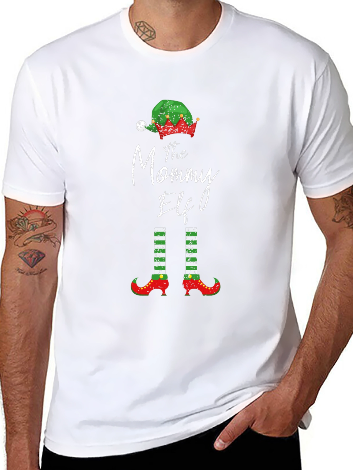 Mommy Elf Christmas T-Shirt