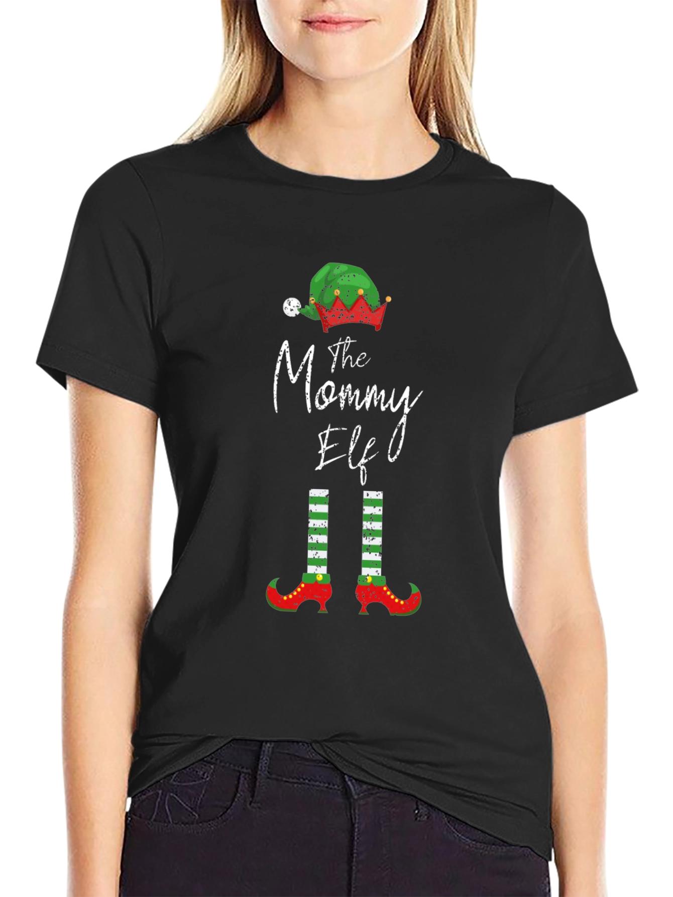 Mommy Elf Christmas T-Shirt