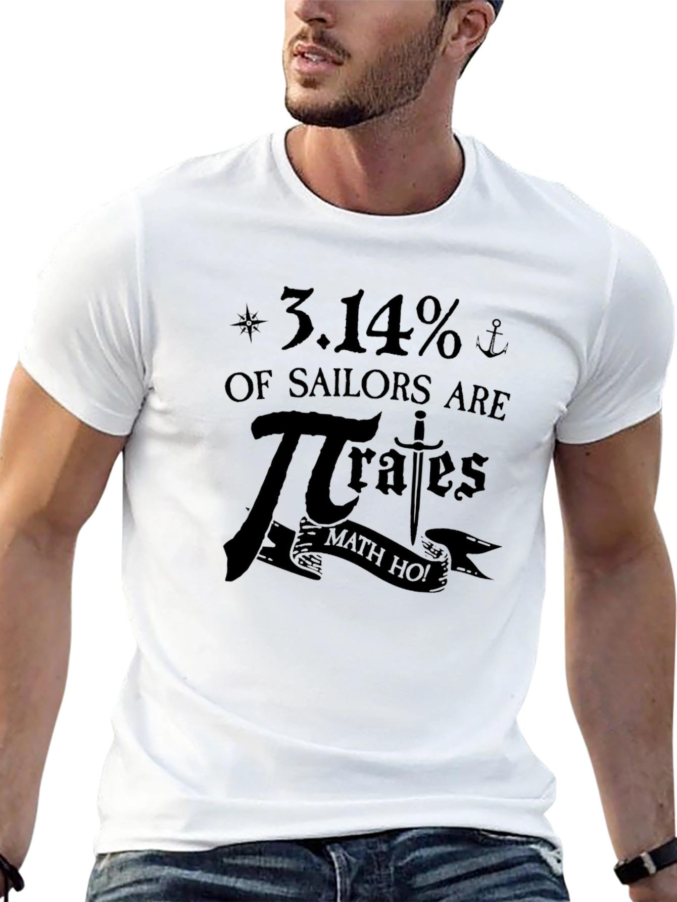 Math Pirate T-Shirt - 3.14% of Sailors