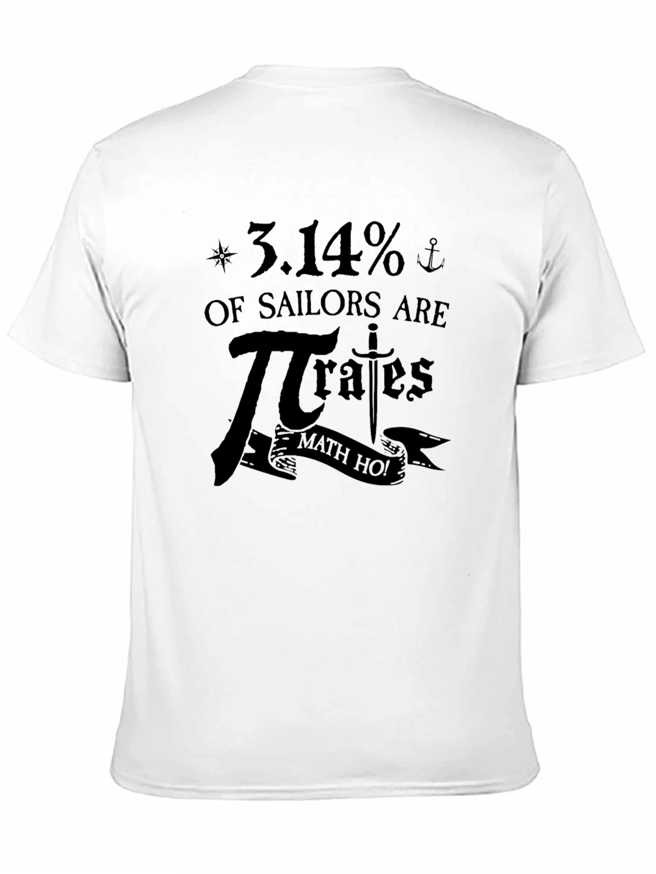 Math Pirate T-Shirt - 3.14% of Sailors
