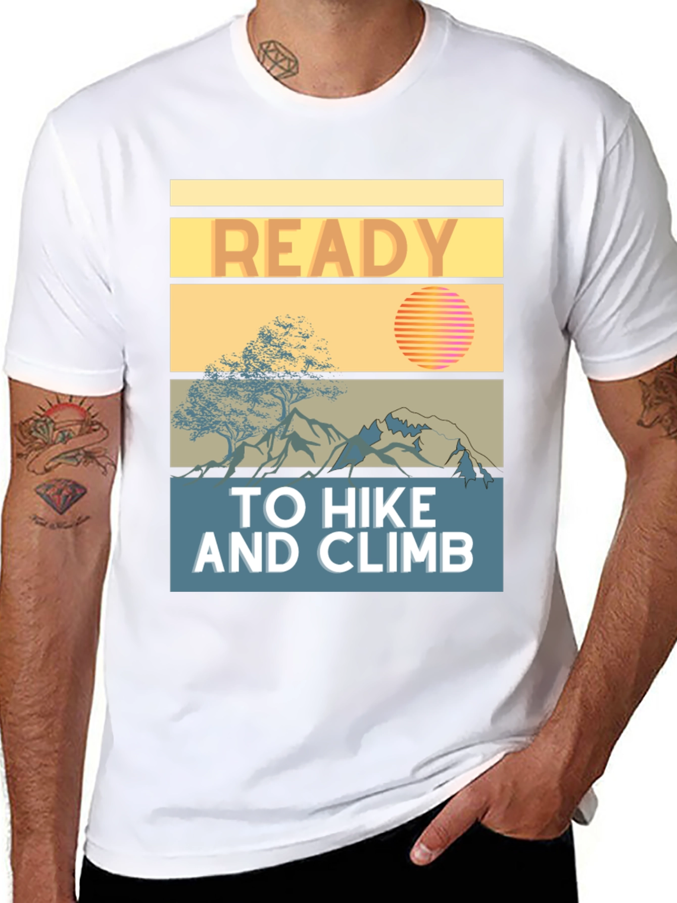 Ready to Hike and Climb Graphic Tee