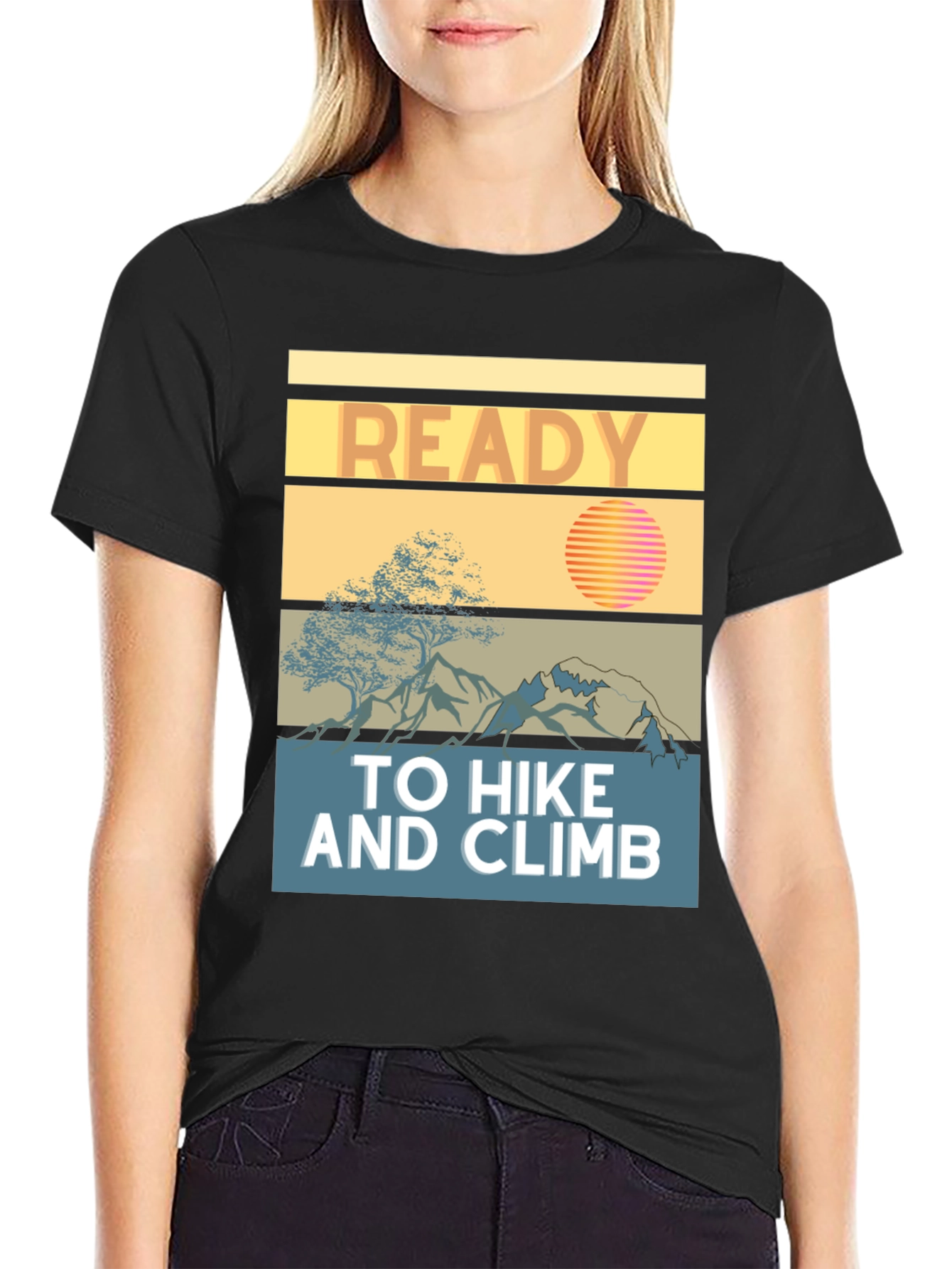 Ready to Hike and Climb Graphic Tee