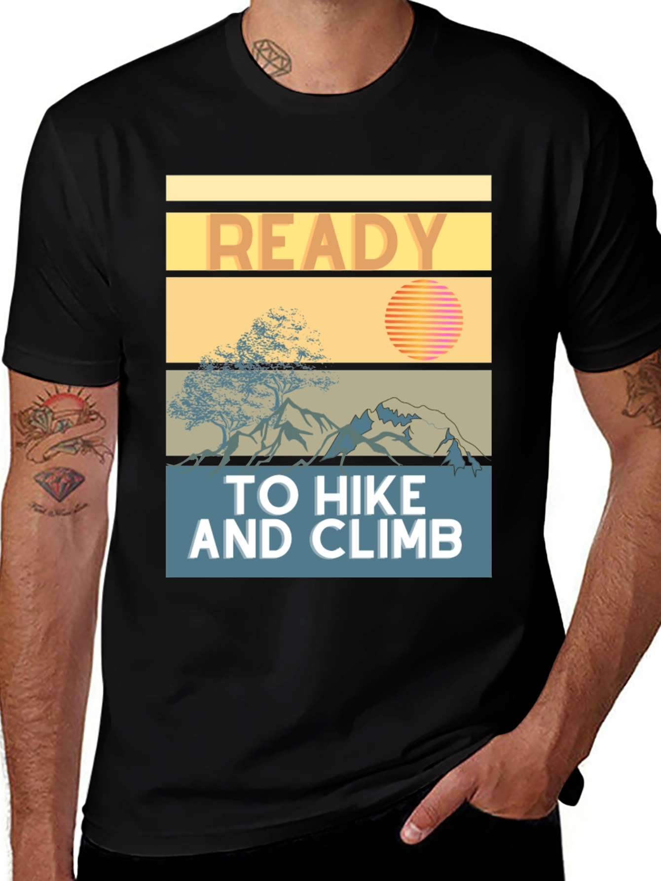 Ready to Hike and Climb Graphic Tee