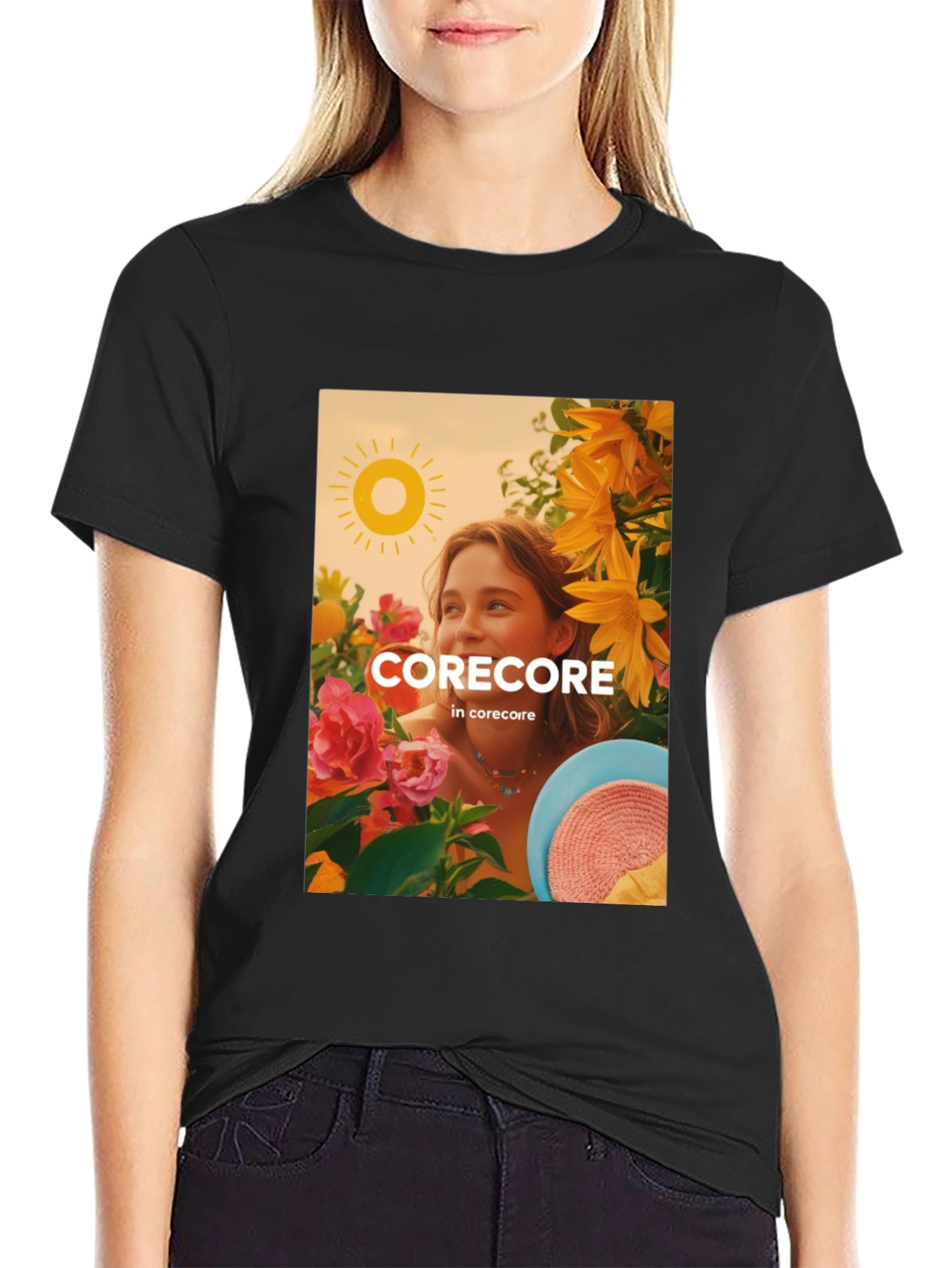 Corecore Graphic T-Shirt - Black