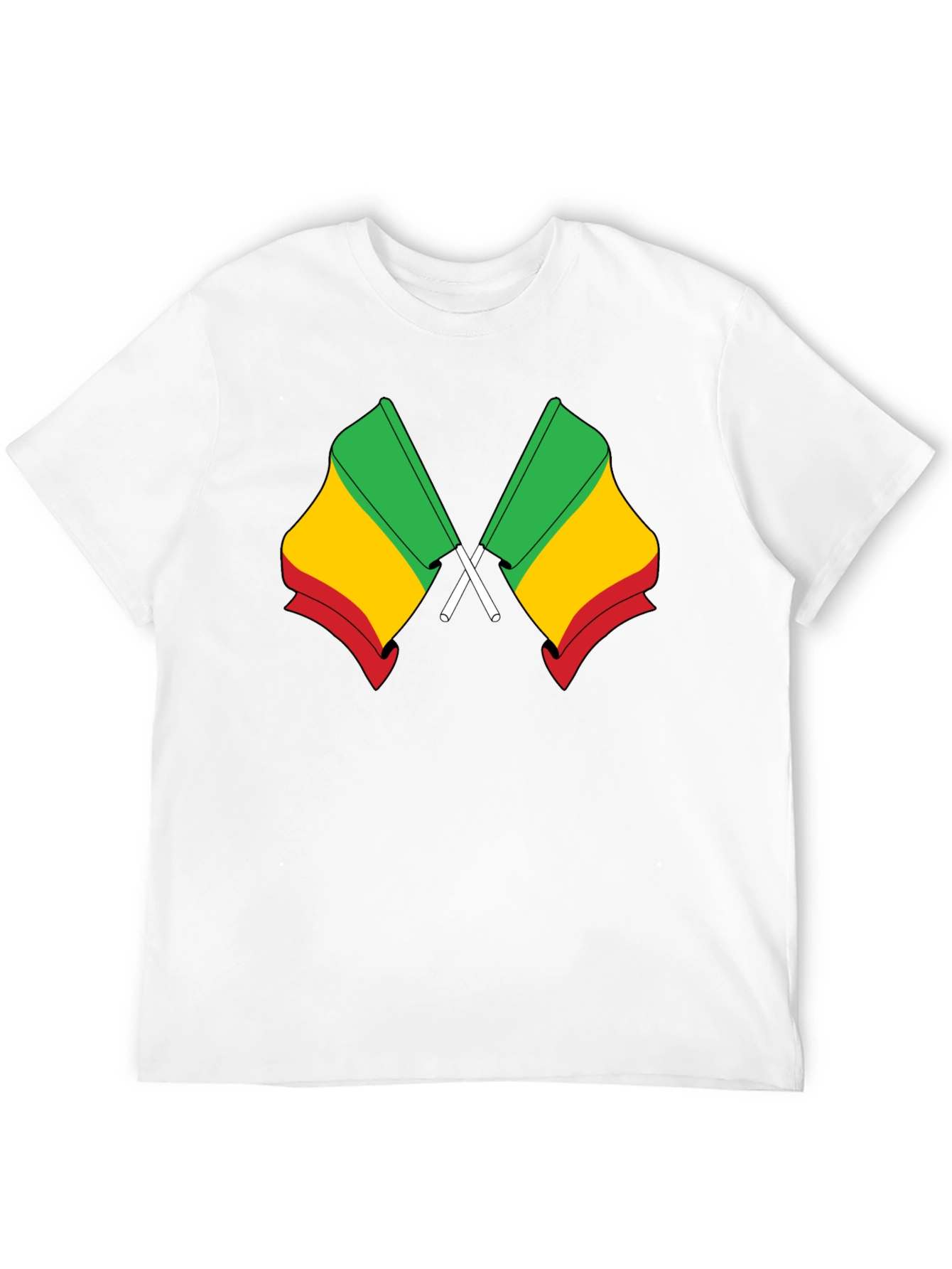 Benin Flag T-Shirt - Black Cotton Tee
