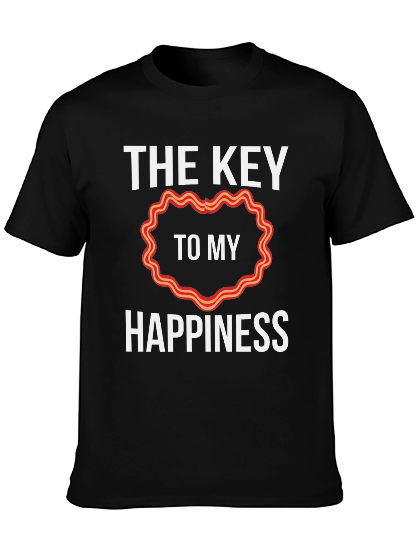 Bacon Heart Happiness T-Shirt