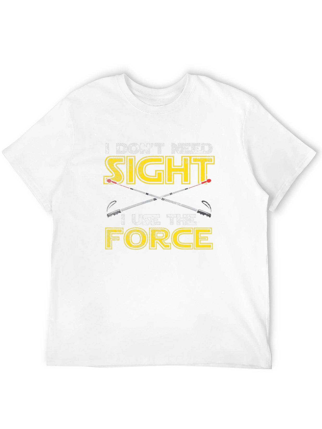 Funny Blind T-Shirt - I Use The Force