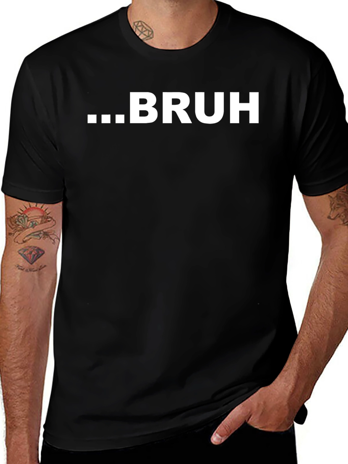 Bruh Graphic T-Shirt - Comfortable Everyday Wear