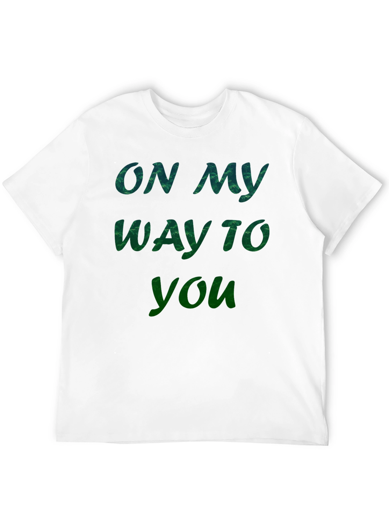 On My Way To You Graphic Tee - Black