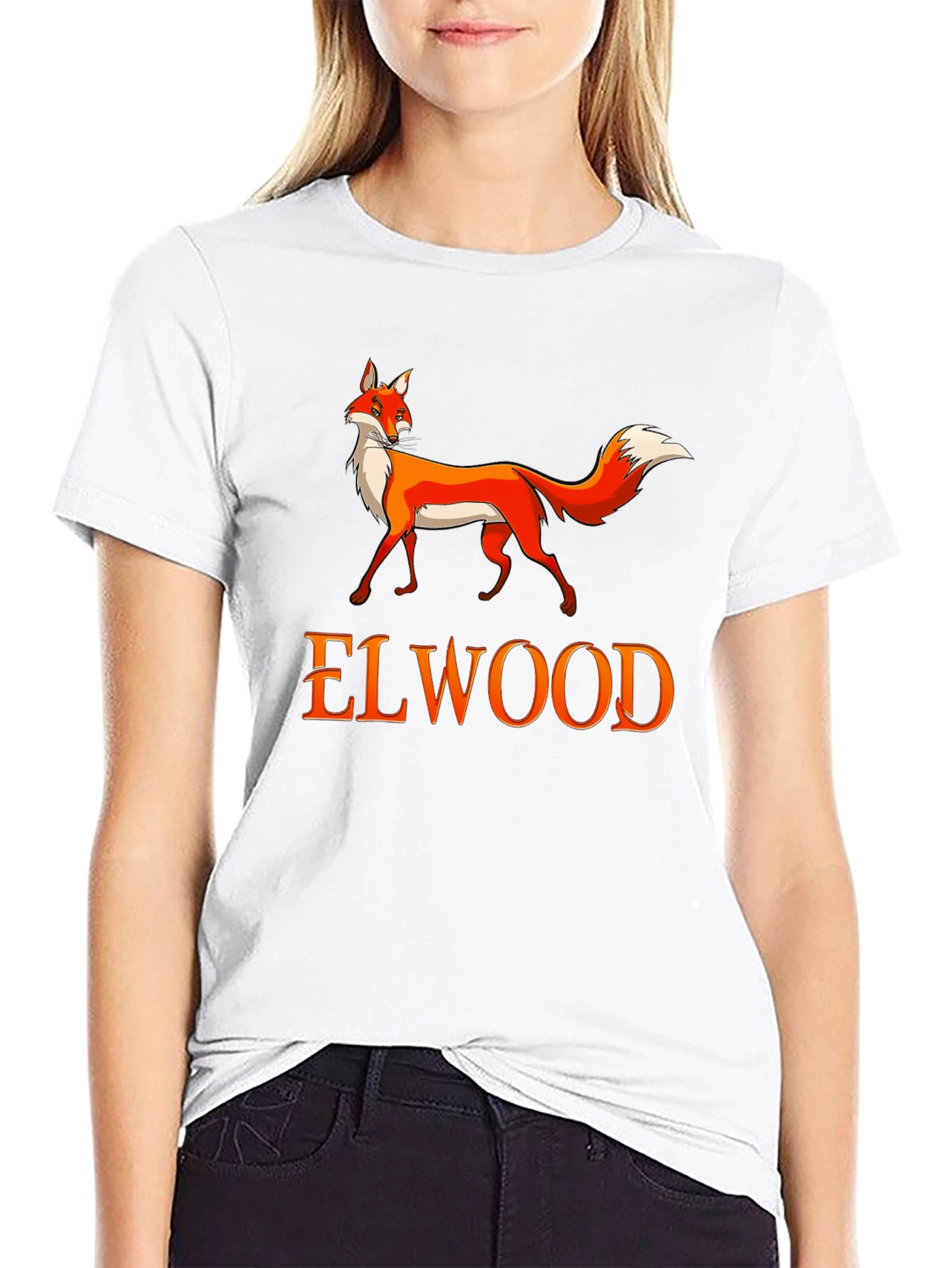 Elwood Fox Graphic Tee - Black