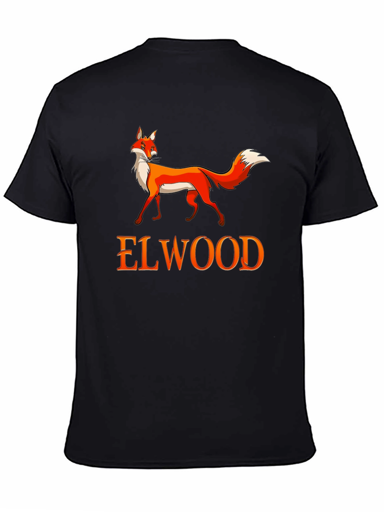 Elwood Fox Graphic Tee - Black