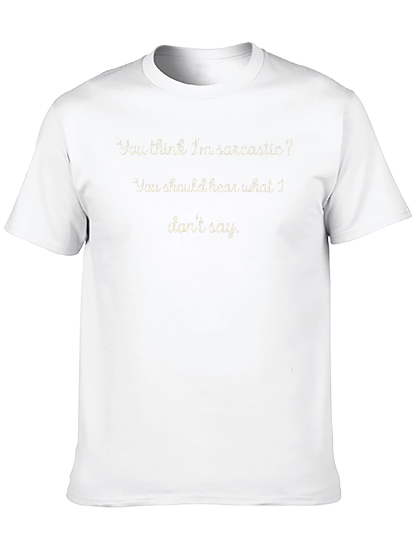 Sarcastic T-Shirt - Black - Humorous Saying