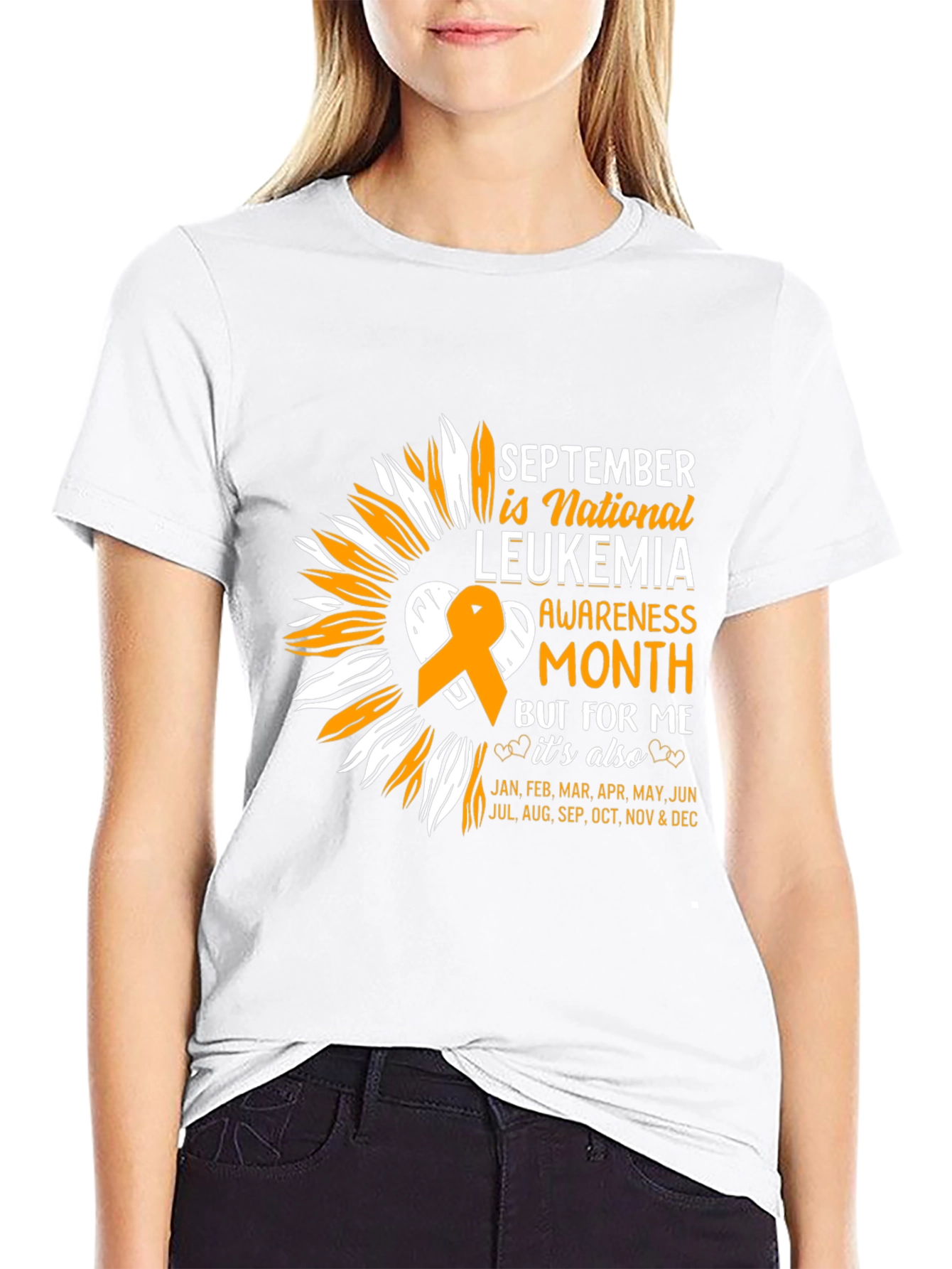 Leukemia Awareness T-Shirt September Awareness Month Tee