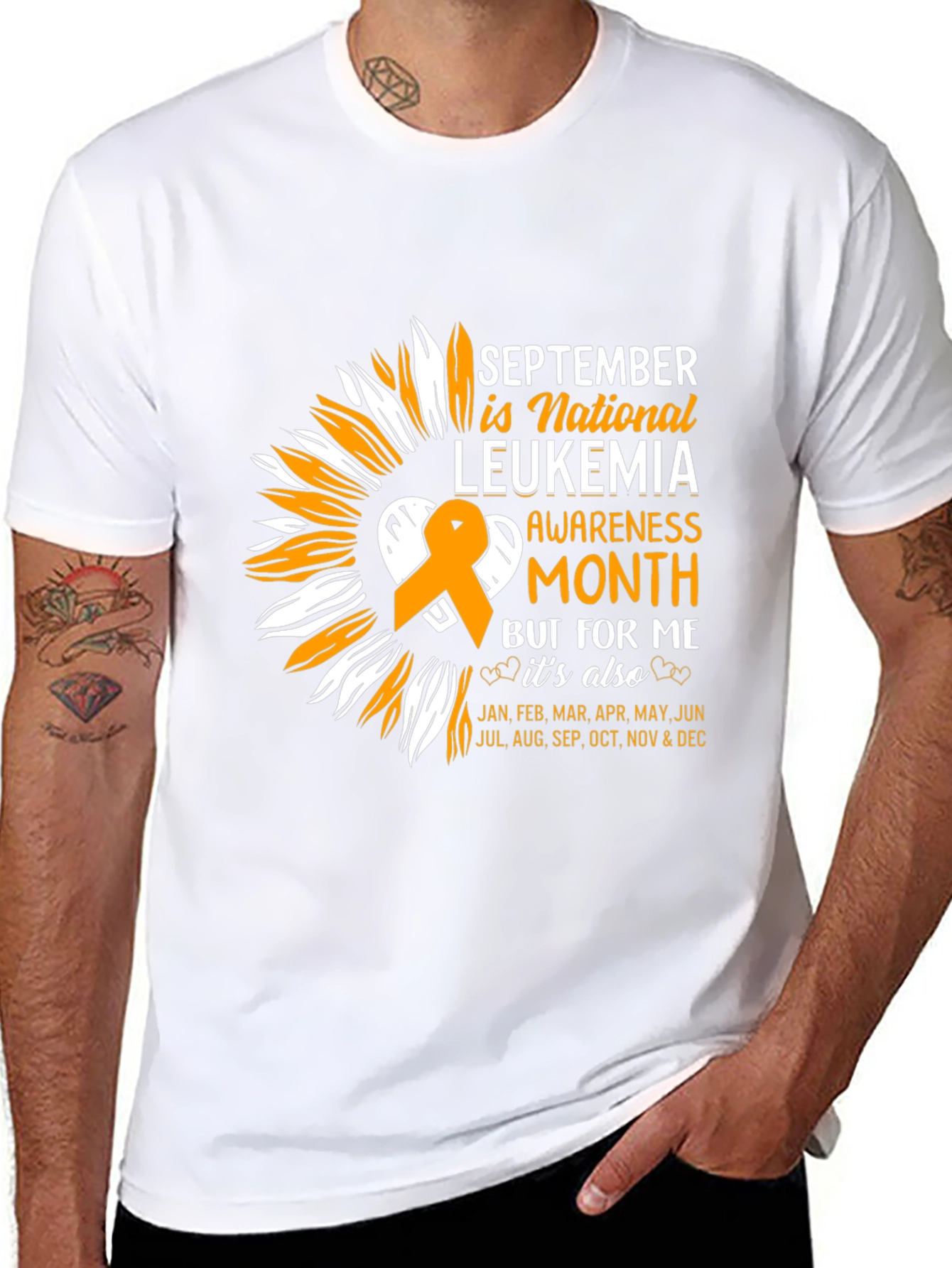 Leukemia Awareness T-Shirt September Awareness Month Tee