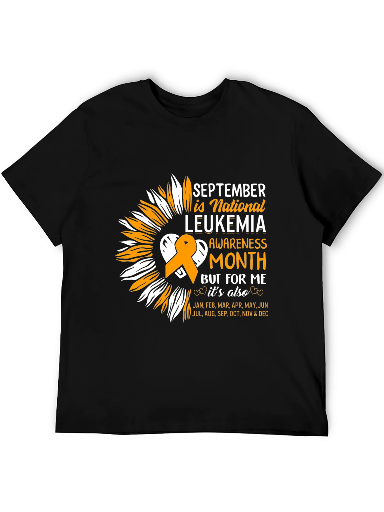 Leukemia Awareness T-Shirt September Awareness Month Tee