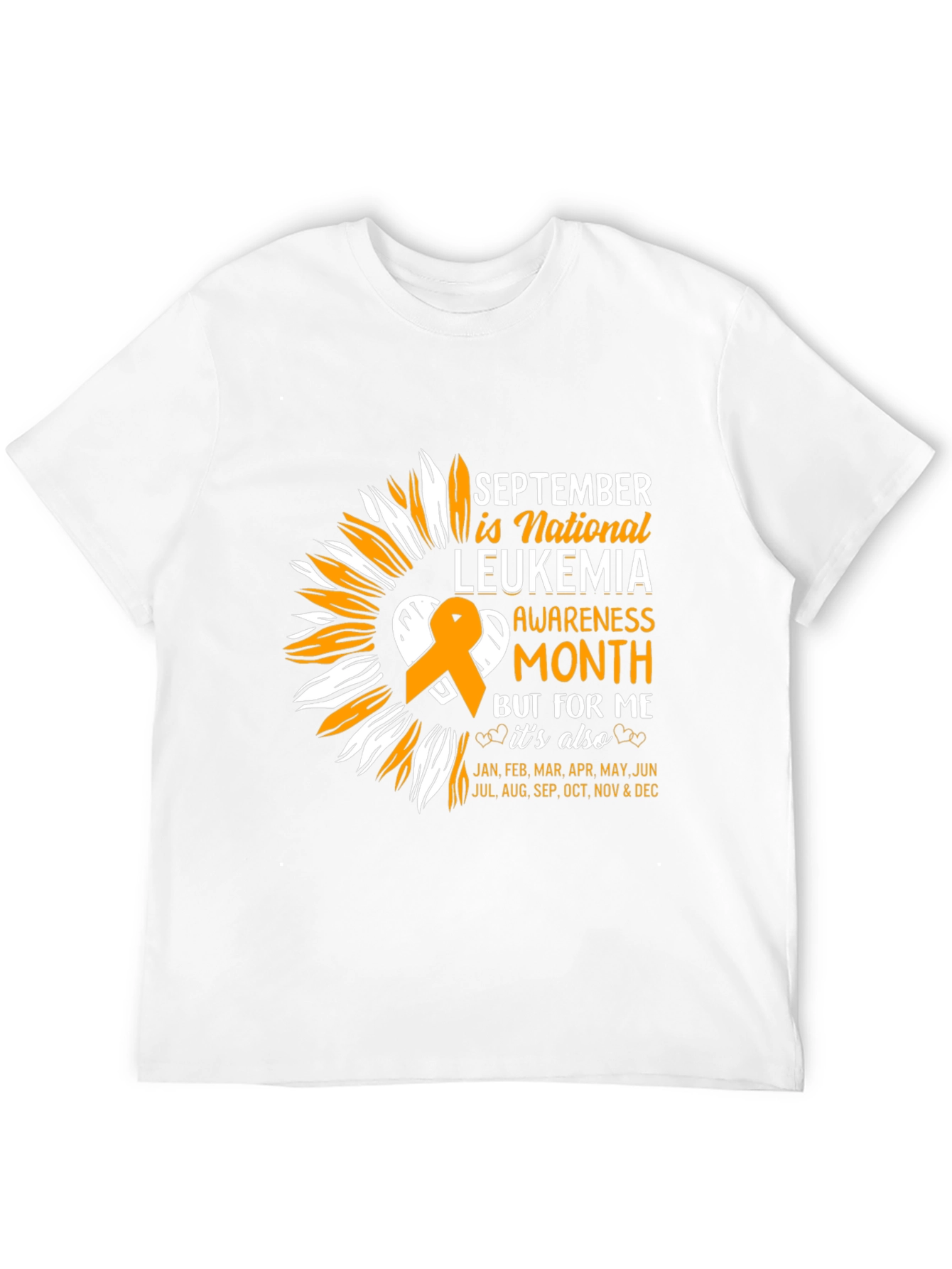Leukemia Awareness T-Shirt September Awareness Month Tee