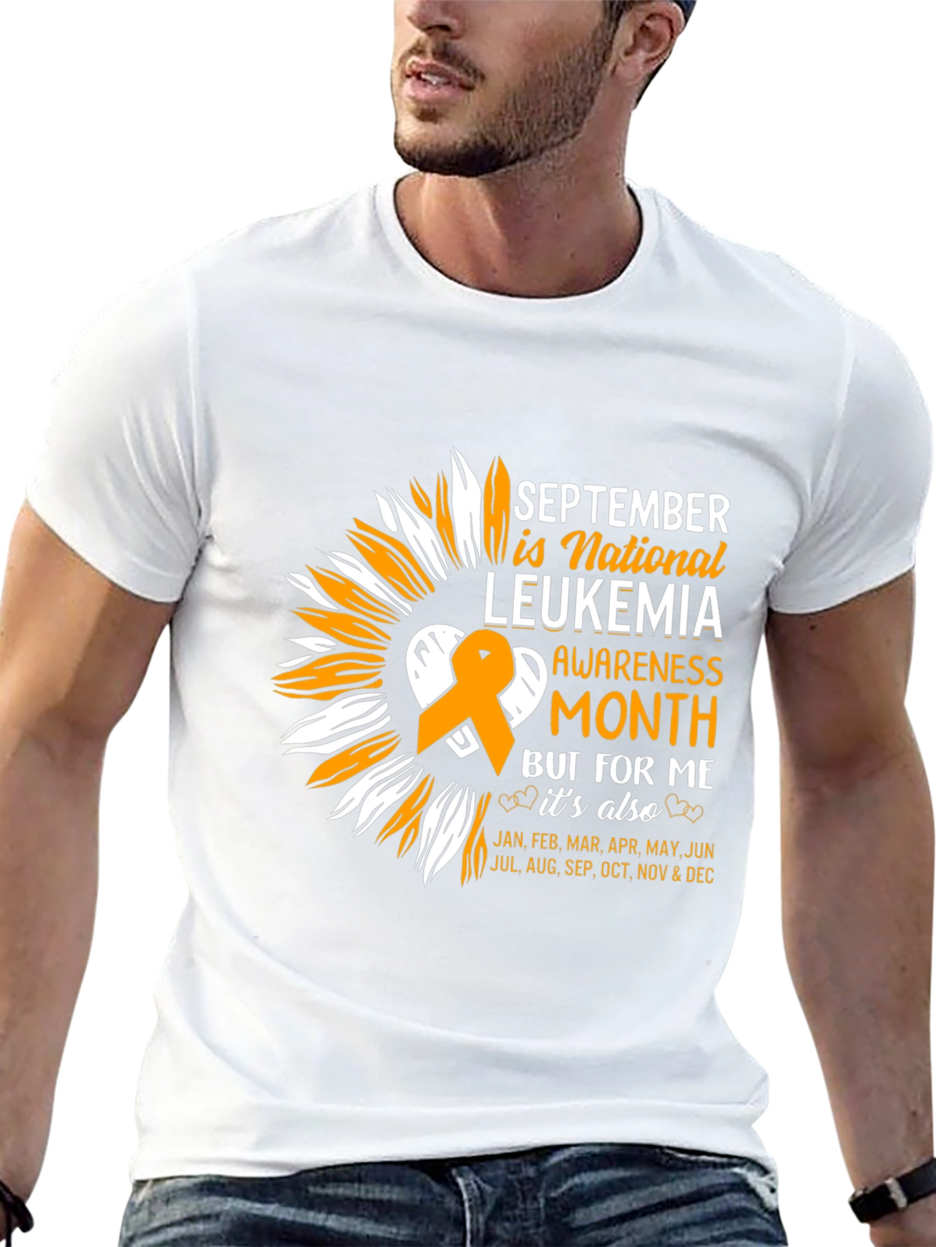 Leukemia Awareness T-Shirt September Awareness Month Tee