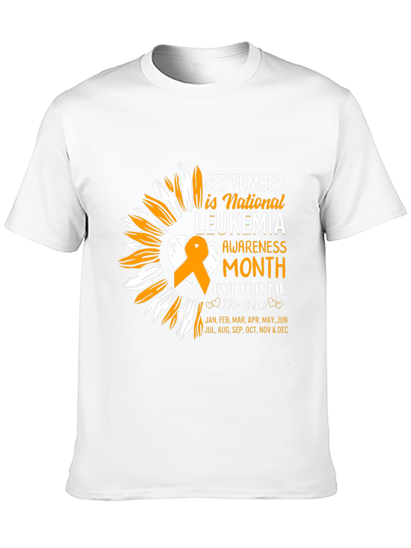 Leukemia Awareness T-Shirt September Awareness Month Tee