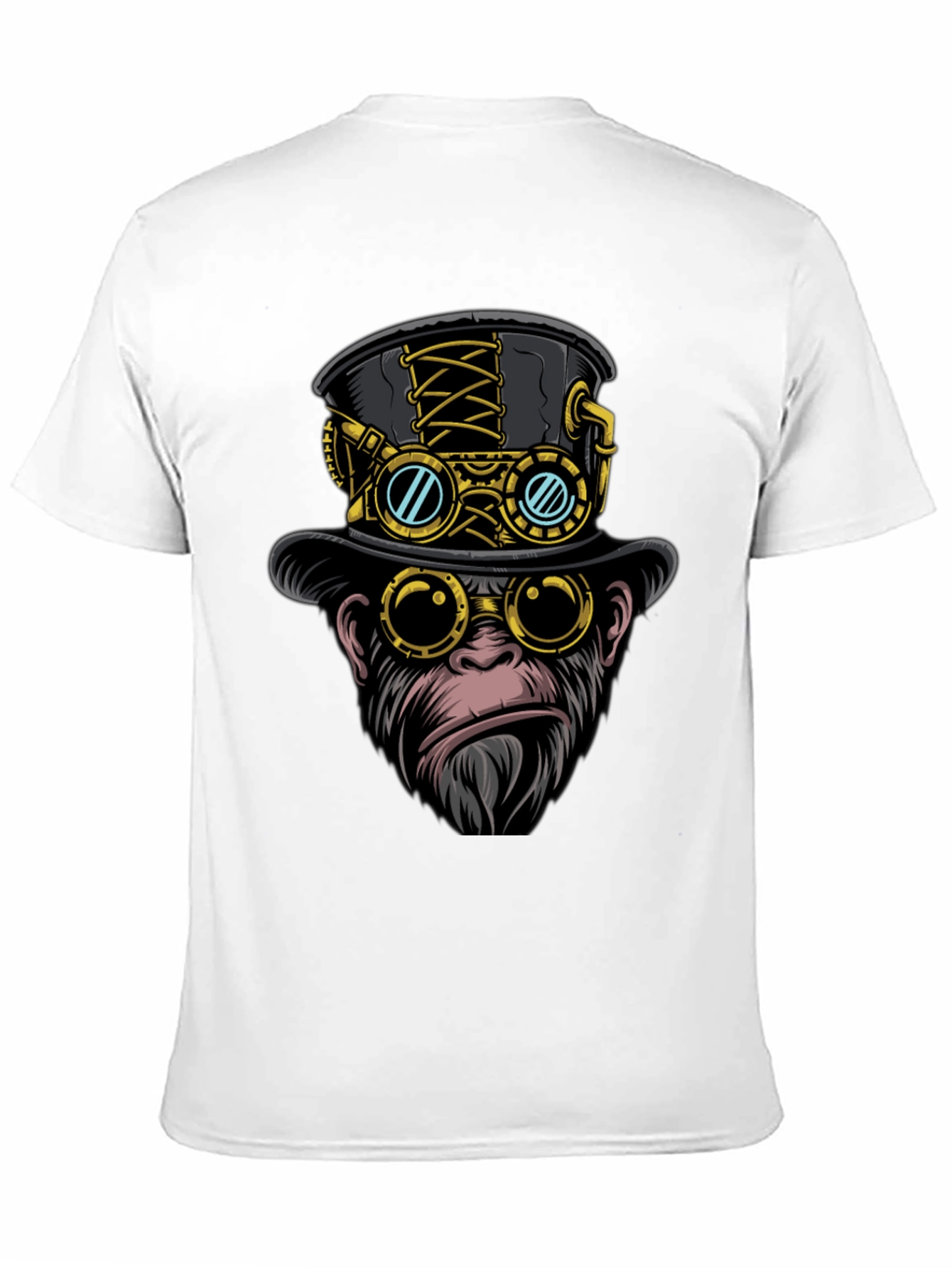 Steampunk Monkey T-Shirt - Unique Graphic Tee