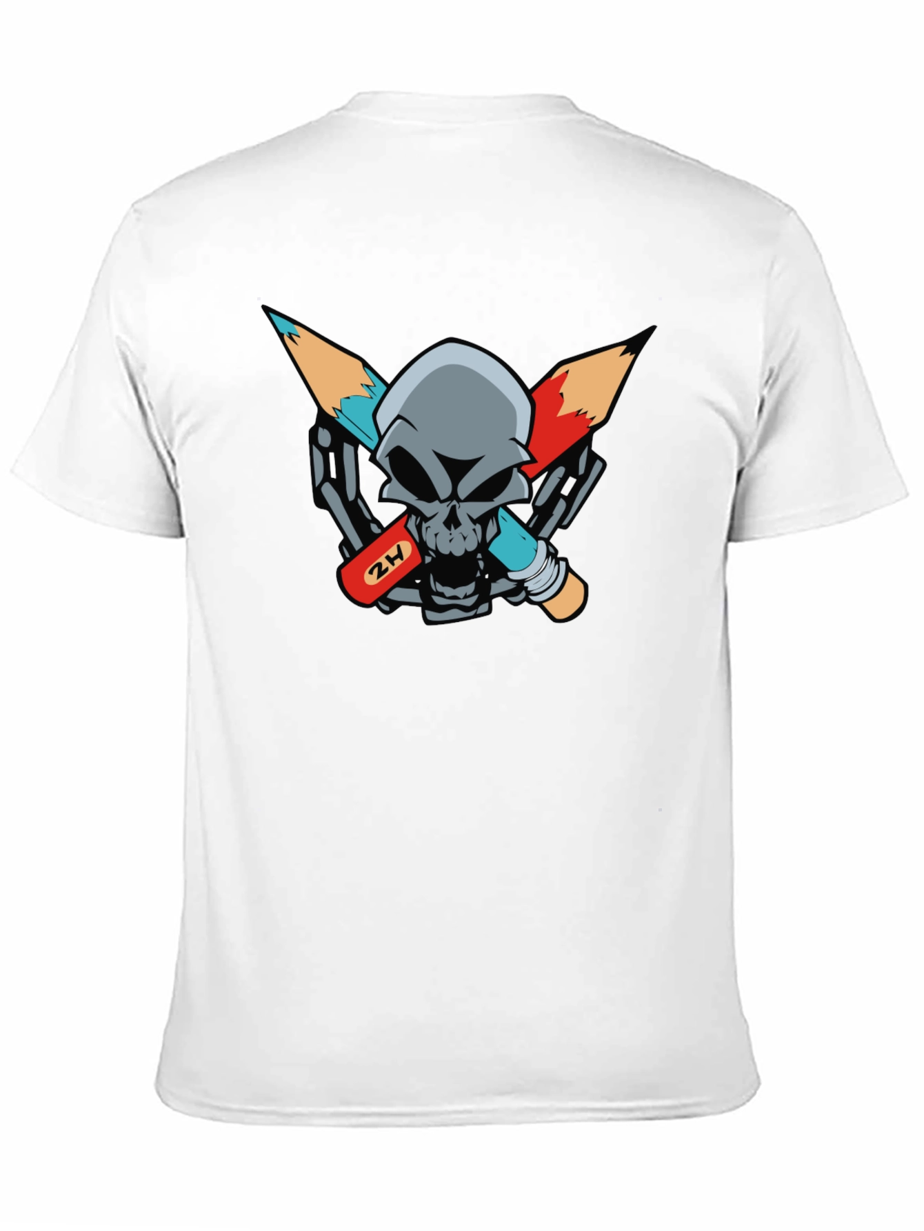 Skull & Pencils Graphic Tee - Artists Edge