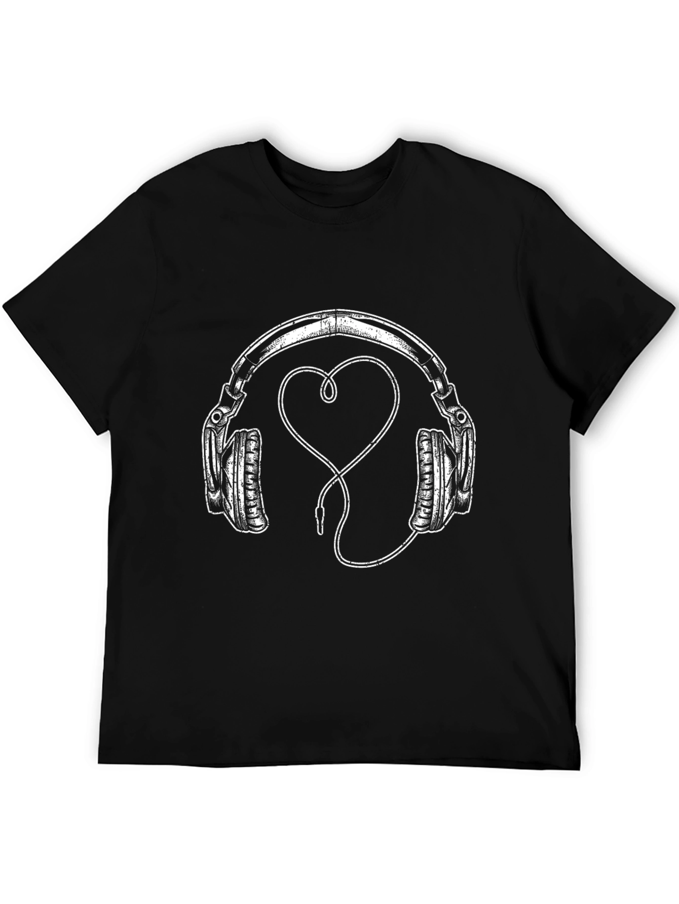 Love Music Black Tee Shirt