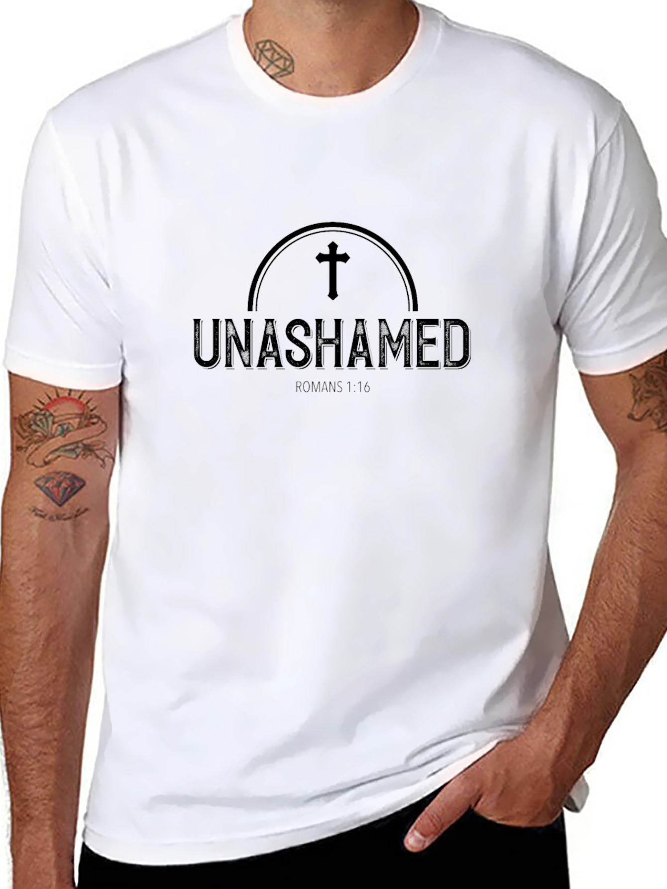 Unashamed Christian T-Shirt - Black
