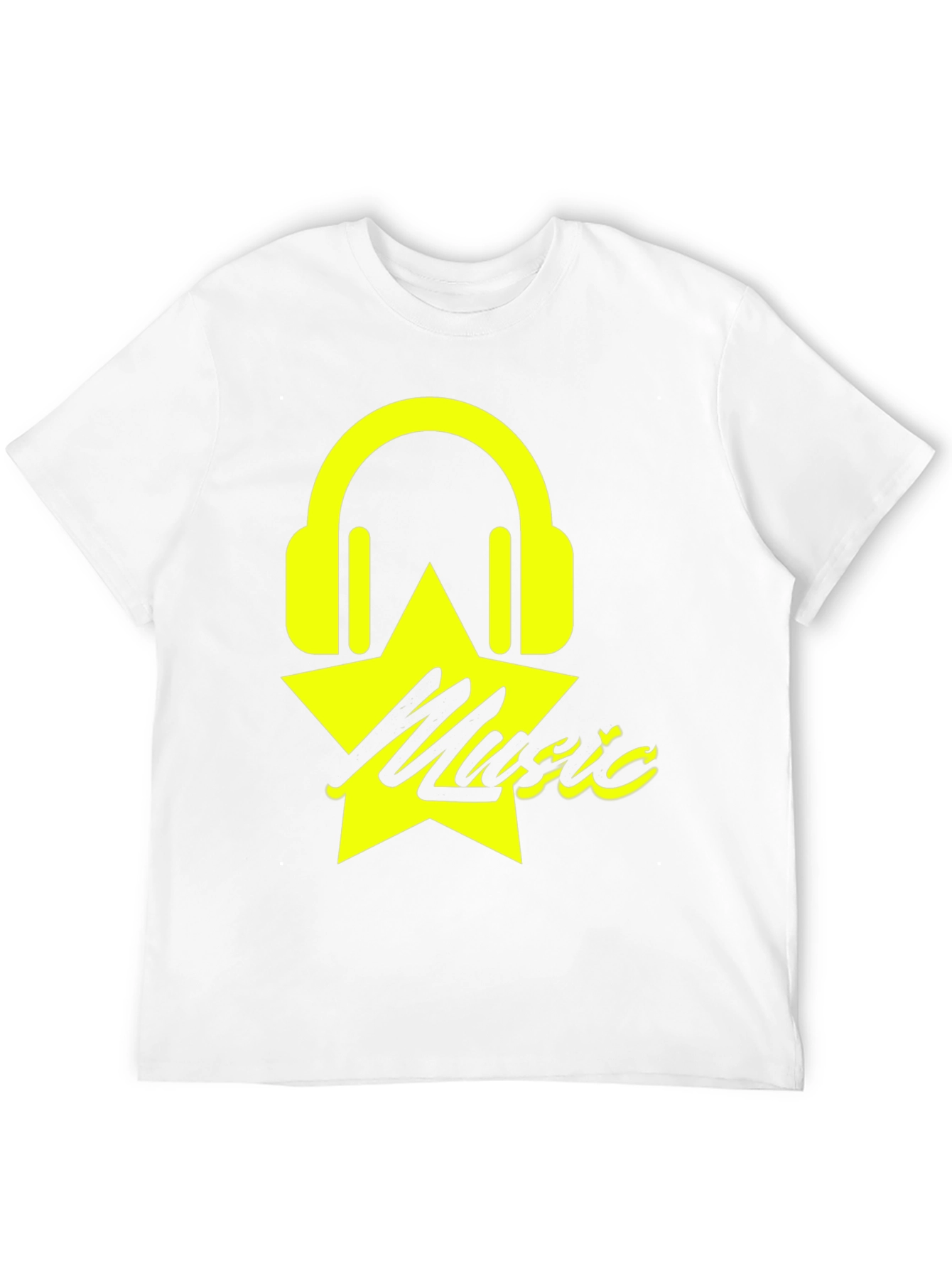 Music Star Graphic Tee - Stylish Cotton Blend T-Shirt