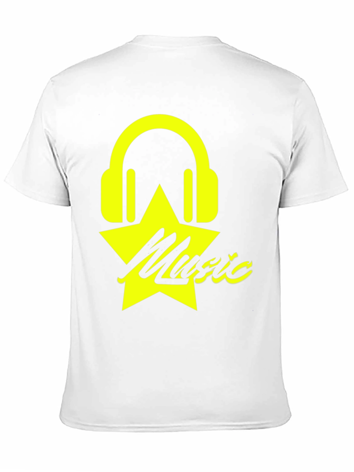 Music Star Graphic Tee - Stylish Cotton Blend T-Shirt