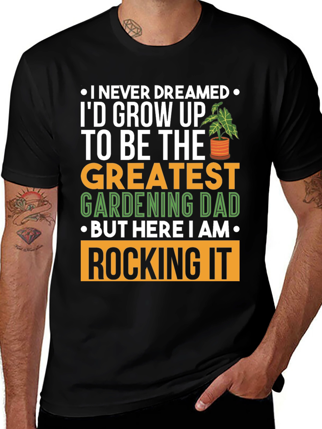 Greatest Gardening Dad T-Shirt