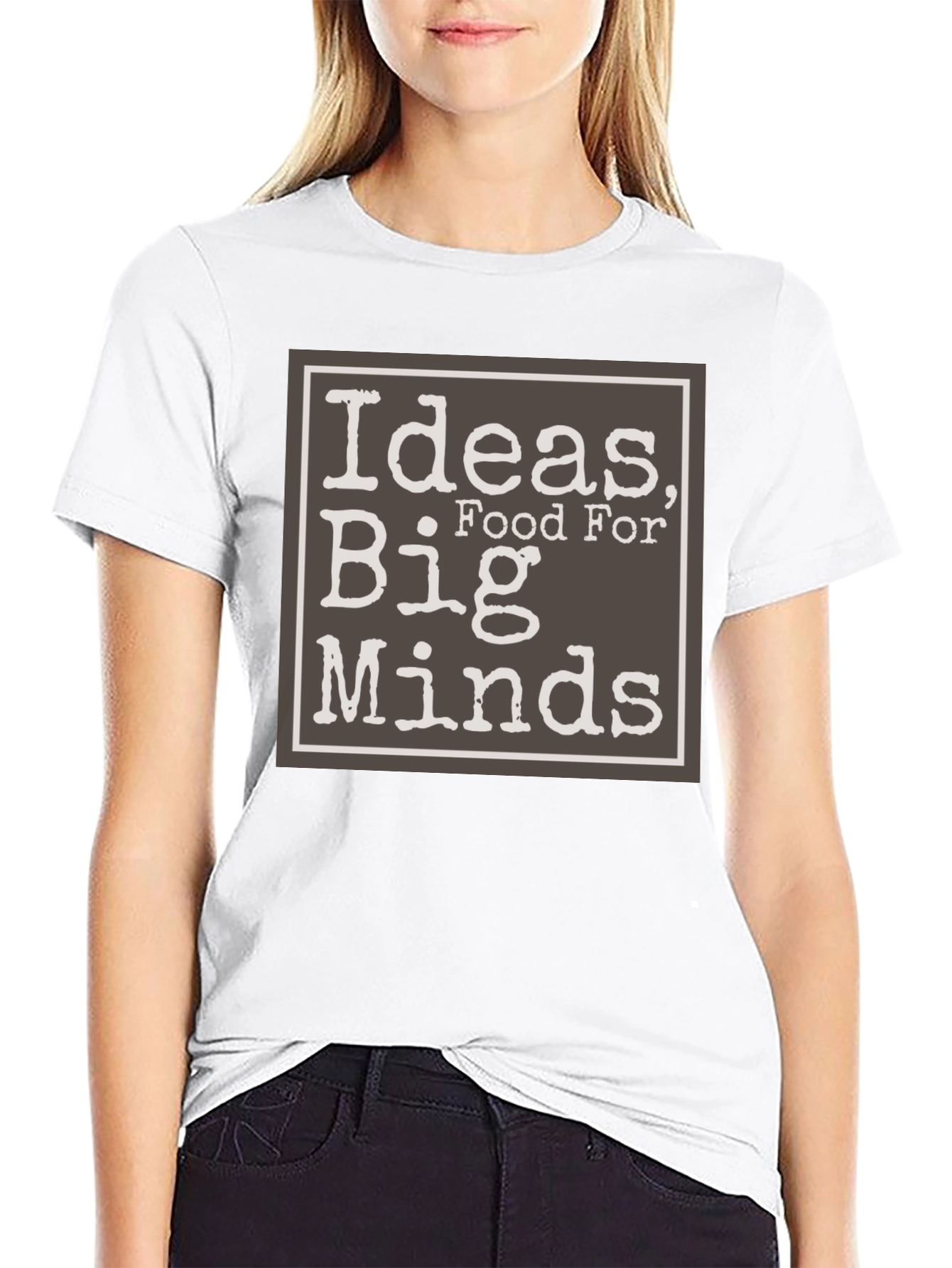 Ideas Food For Big Minds Graphic Tee