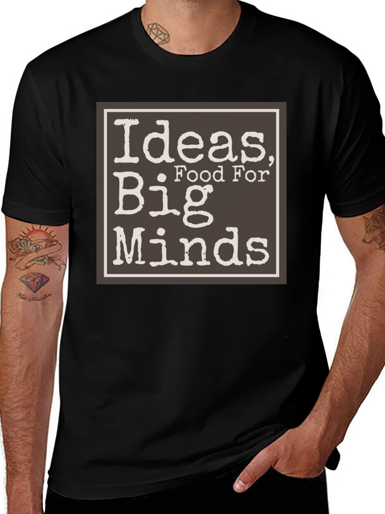 Ideas Food For Big Minds Graphic Tee