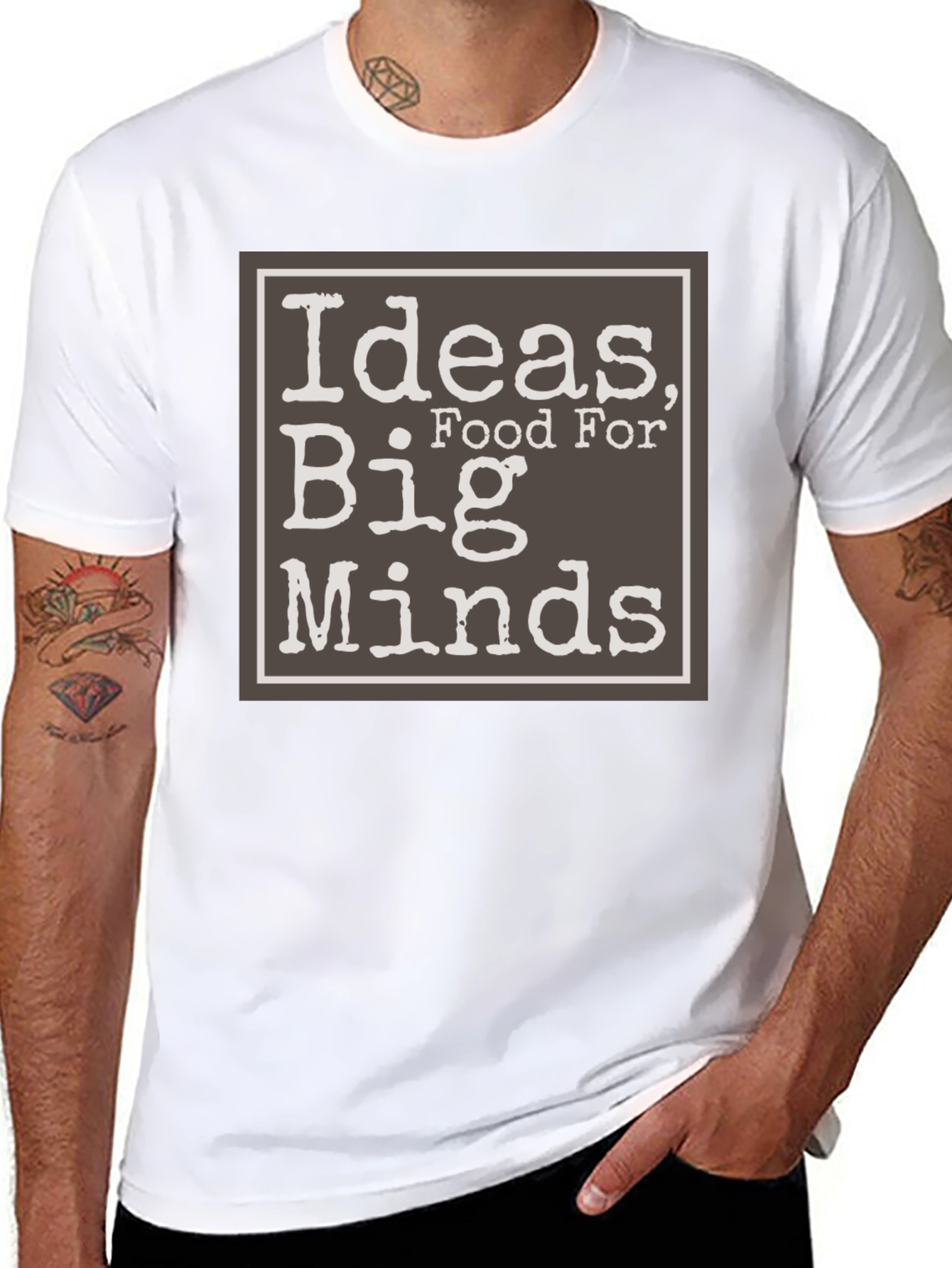 Ideas Food For Big Minds Graphic Tee