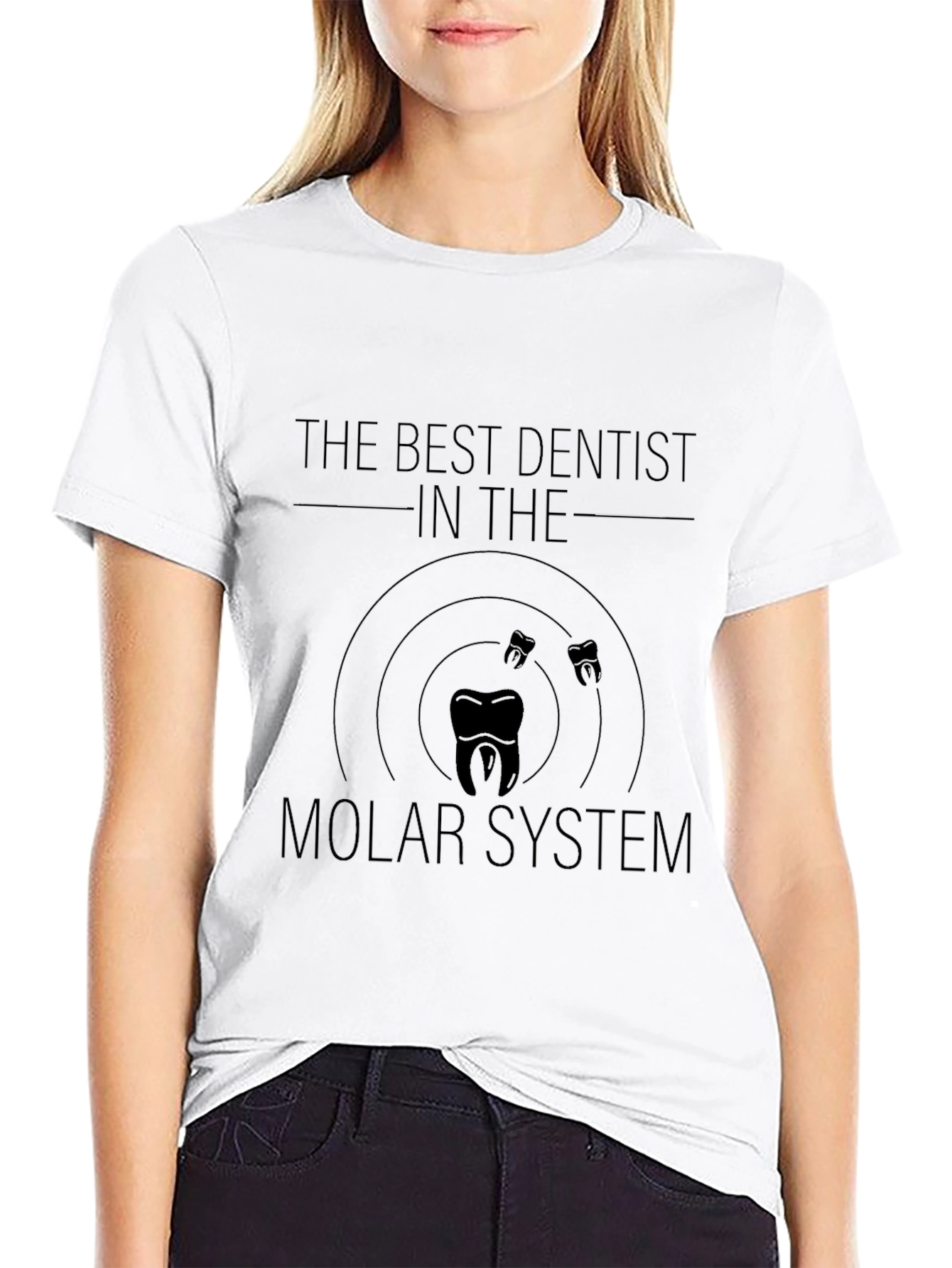 The Best Dentist T-Shirt - Molar System Graphic Tee