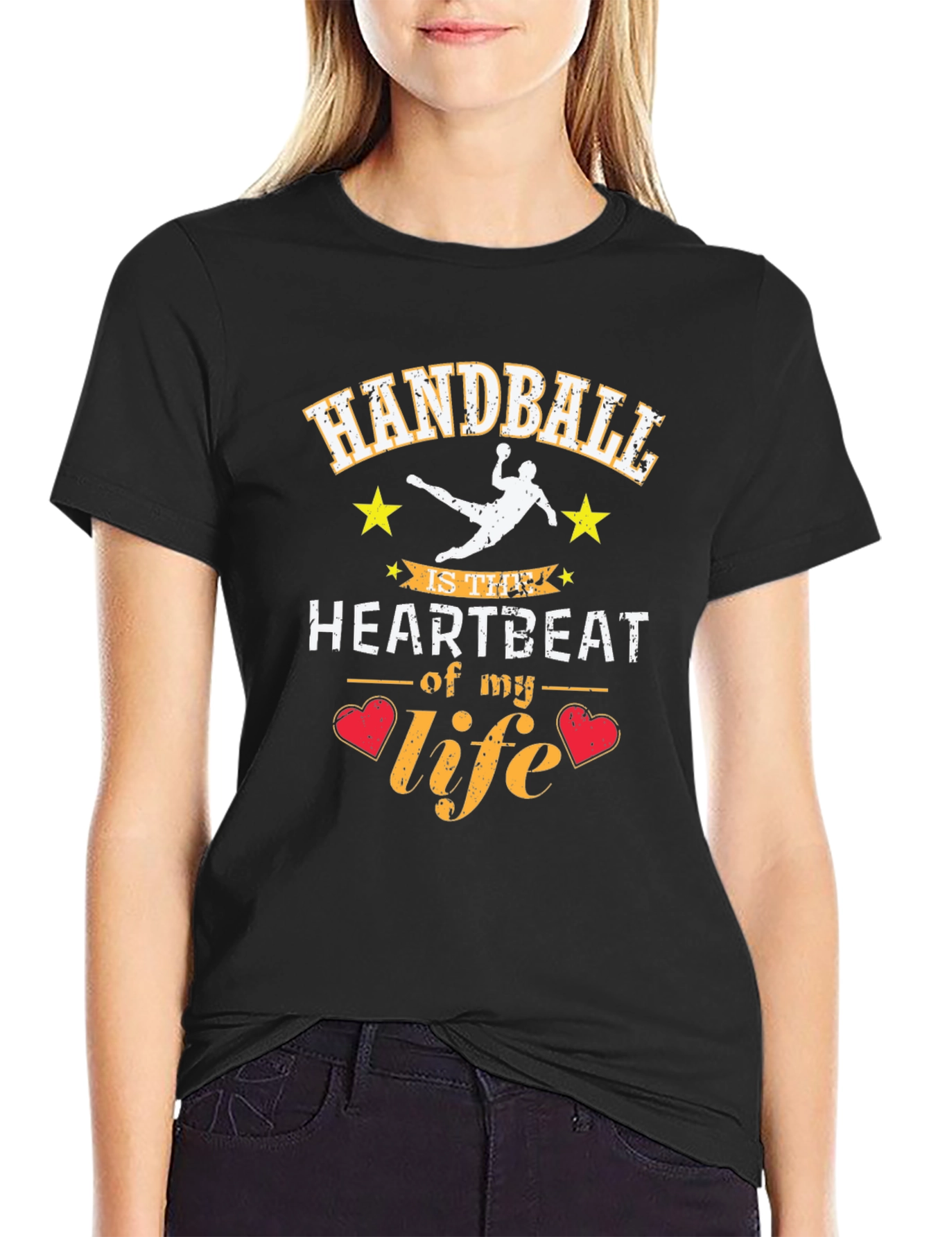 Handball is the Heartbeat of My Life T-Shirt