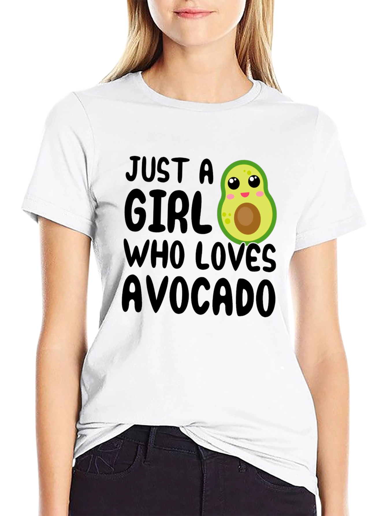 Just A Girl Who Loves Avocado T-Shirt