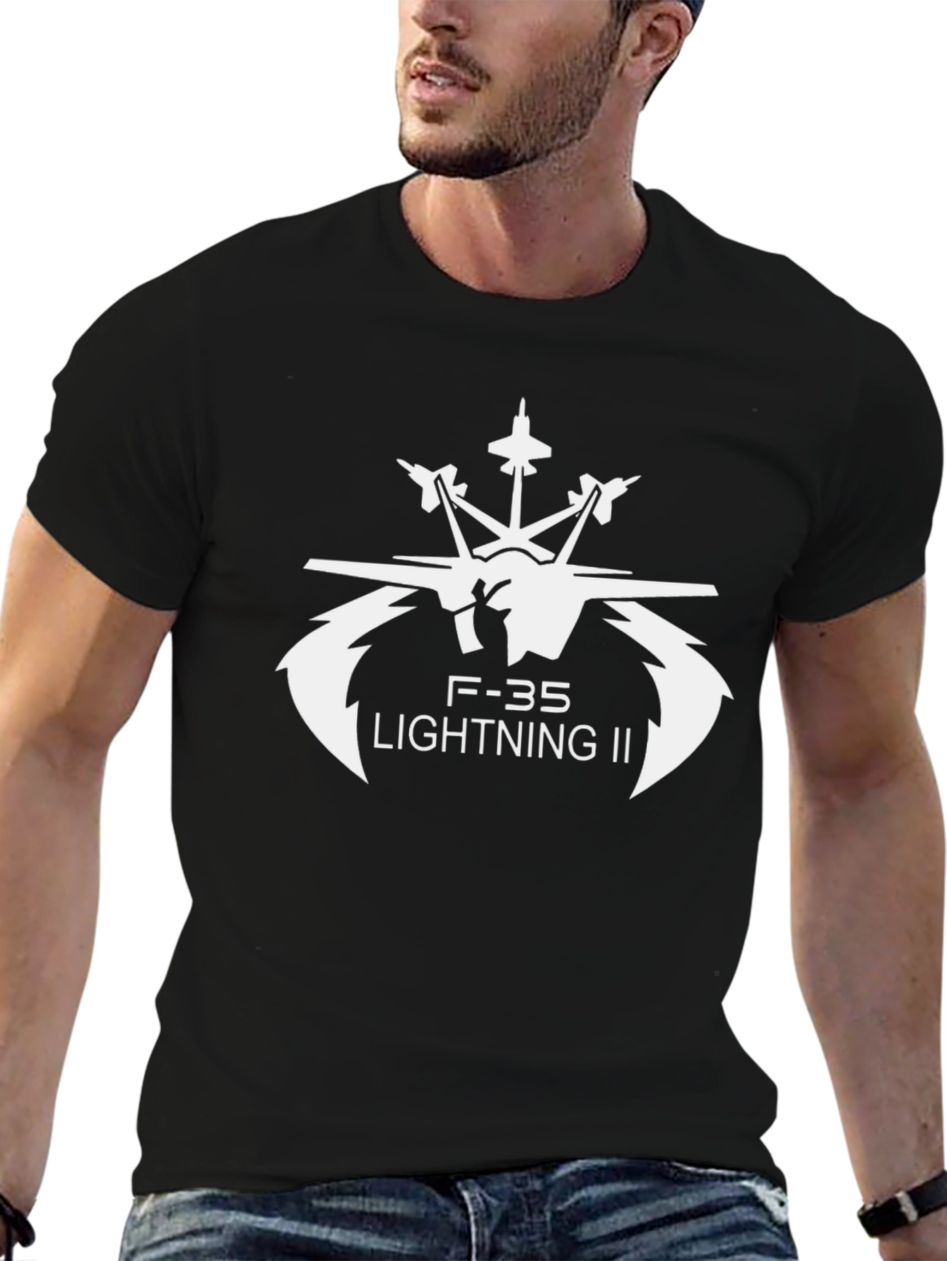 F-35 Lightning II Graphic T-Shirt - Black