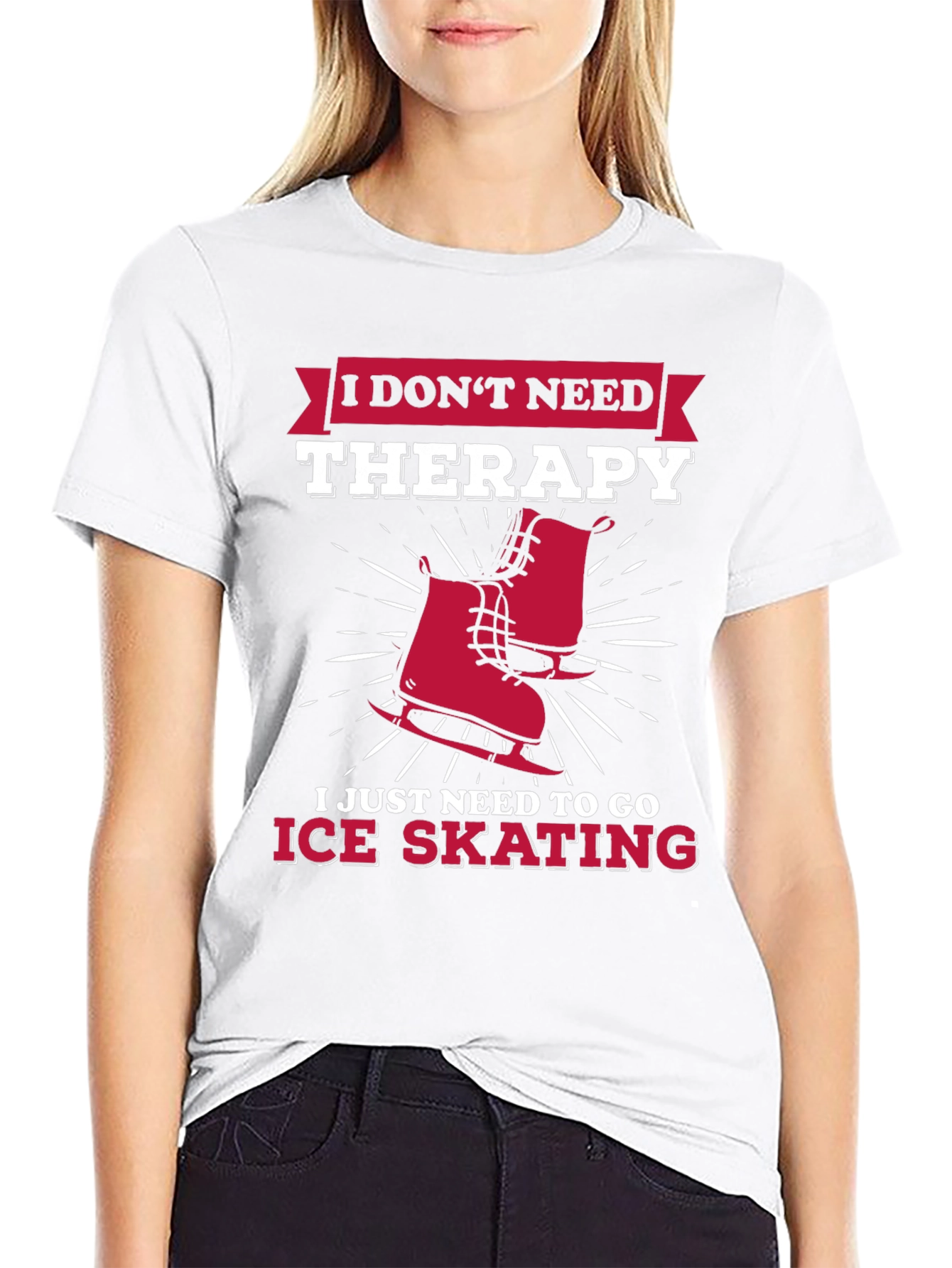 Ice Skating Therapy T-Shirt