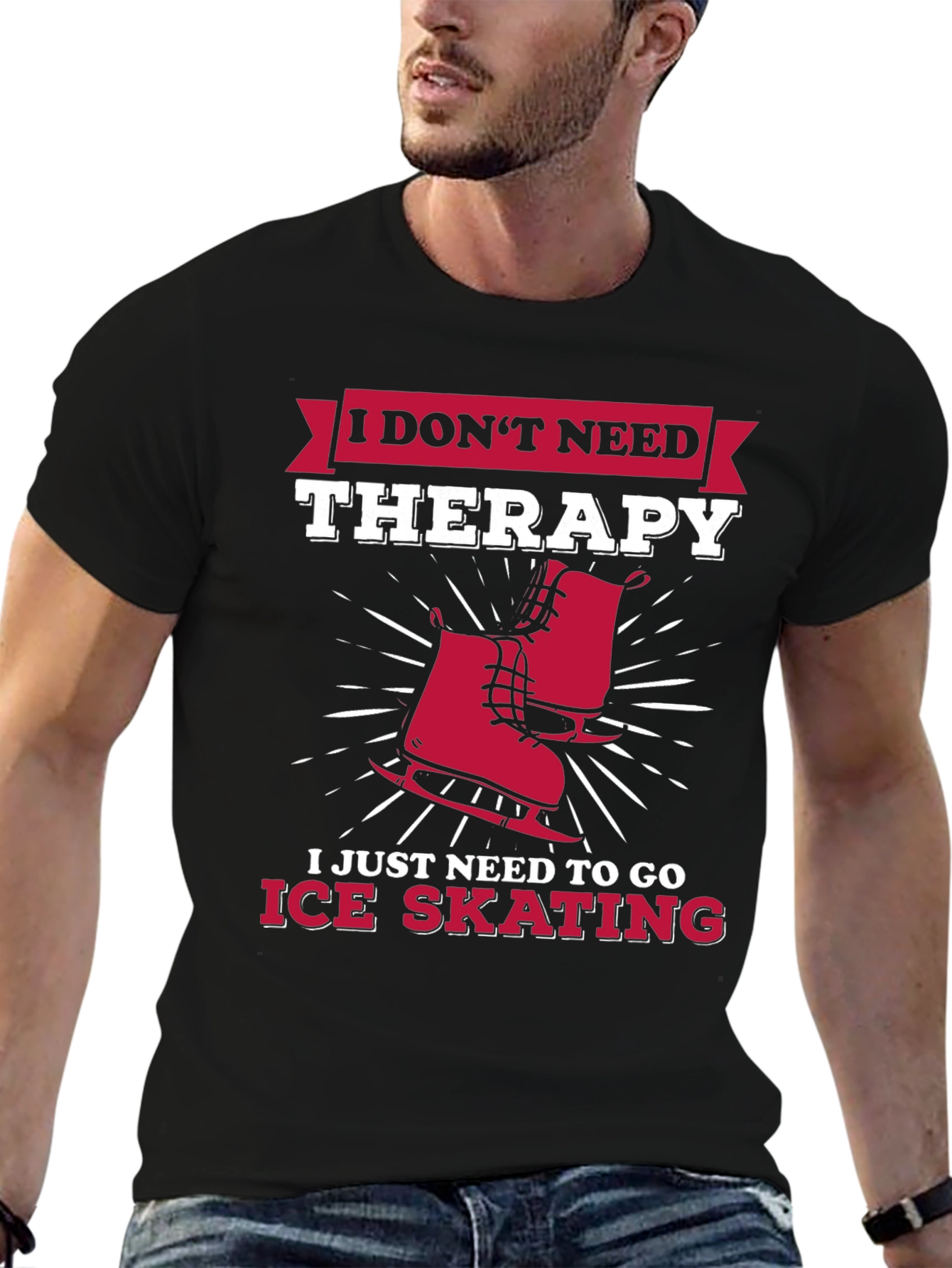 Ice Skating Therapy T-Shirt