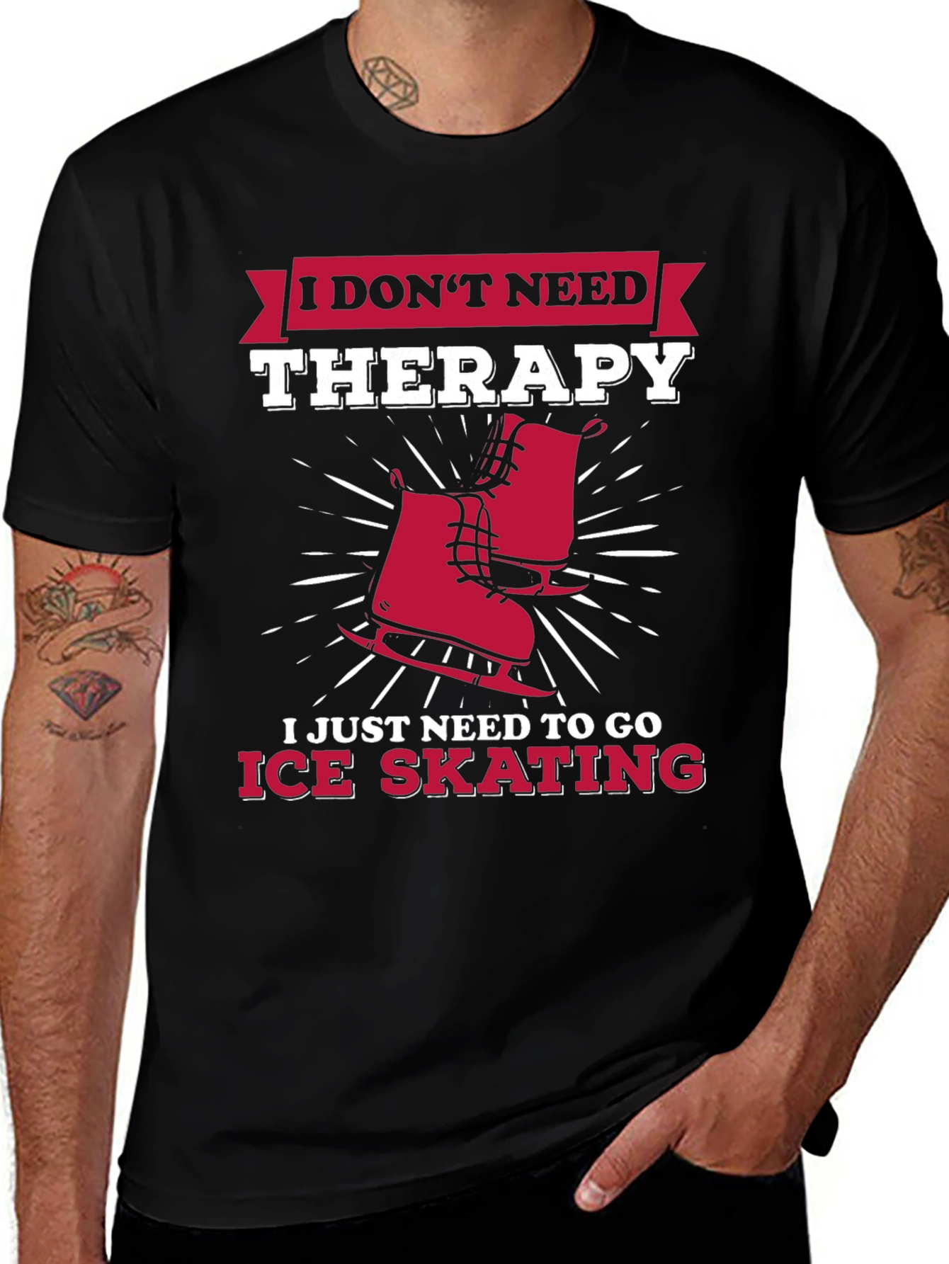 Ice Skating Therapy T-Shirt