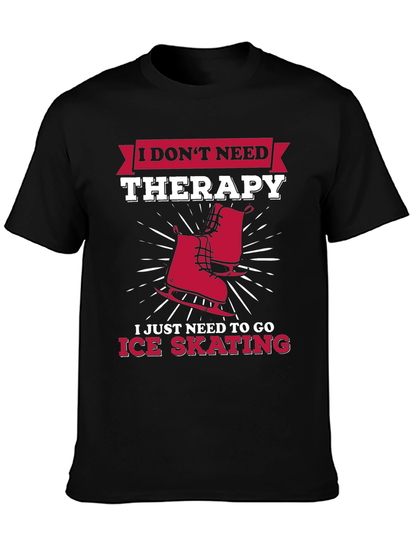 Ice Skating Therapy T-Shirt