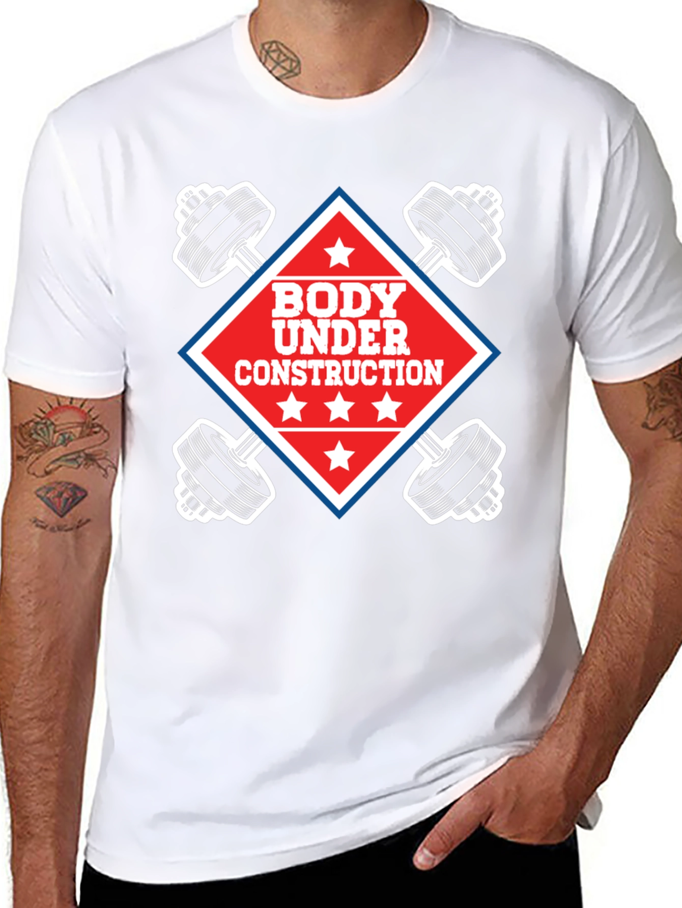Body Under Construction Graphic T-Shirt