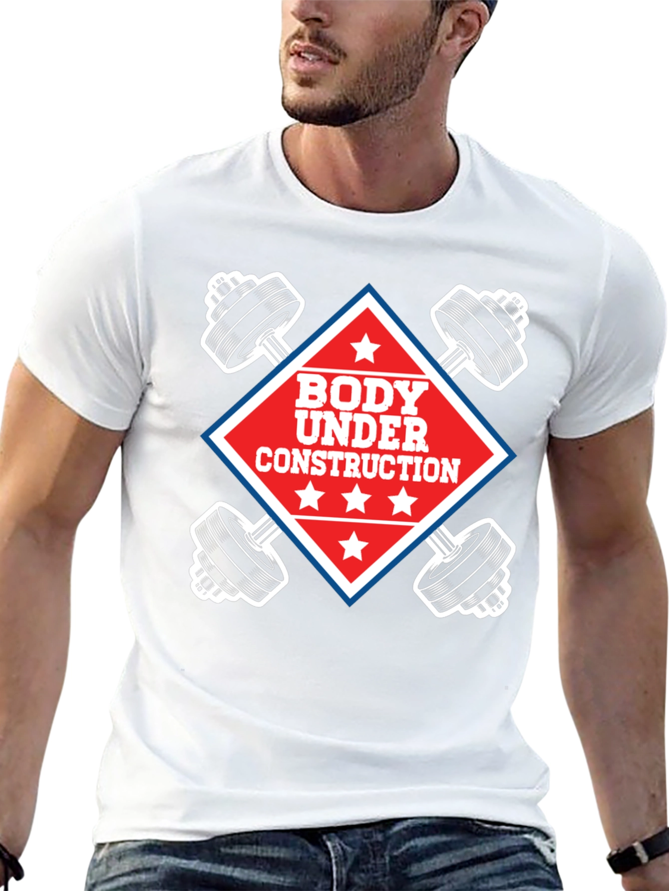 Body Under Construction Graphic T-Shirt