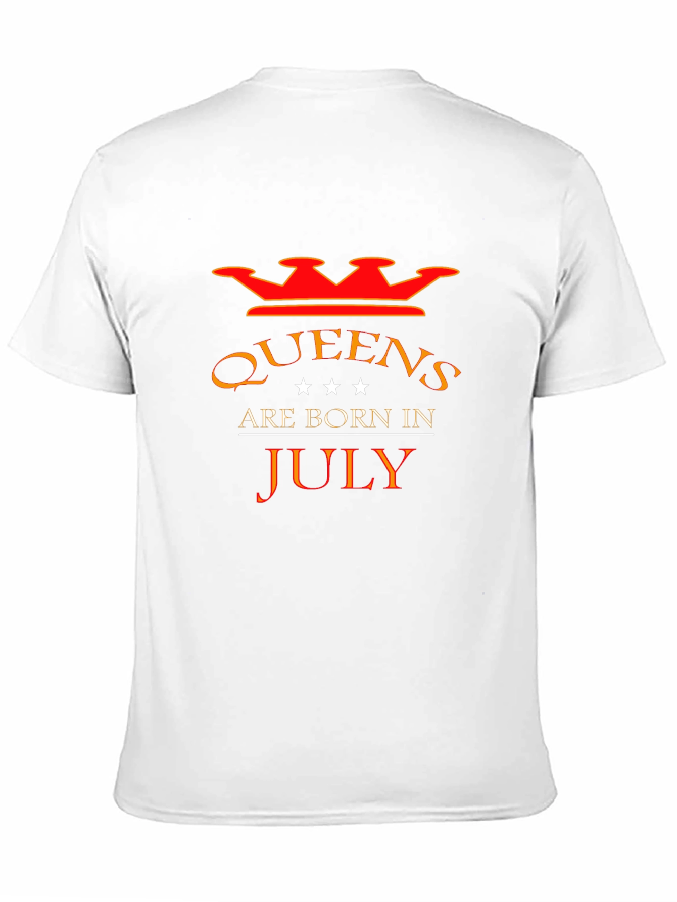 Queens Born in July Black T-Shirt