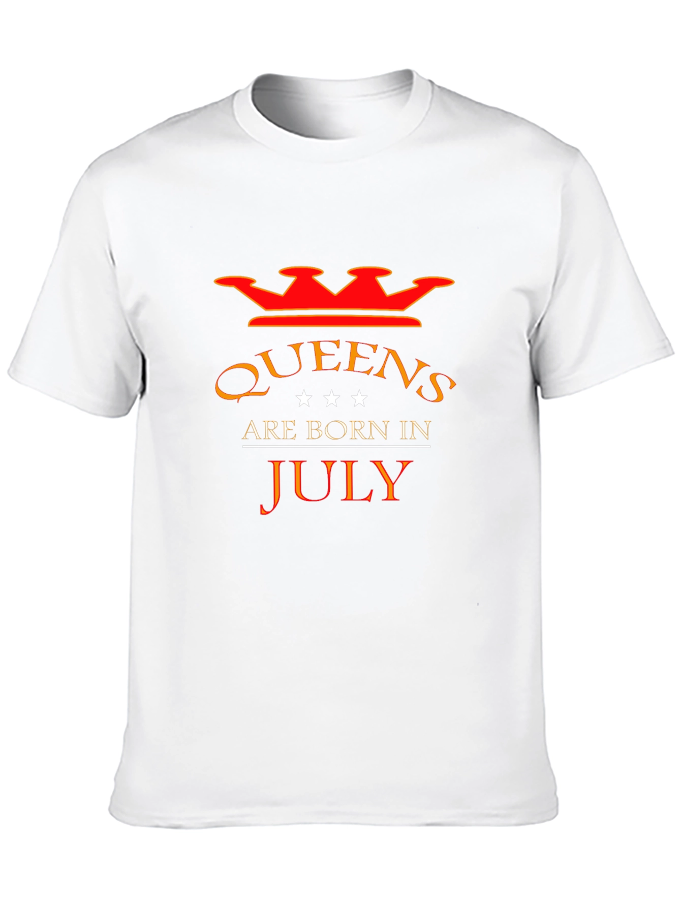 Queens Born in July Black T-Shirt